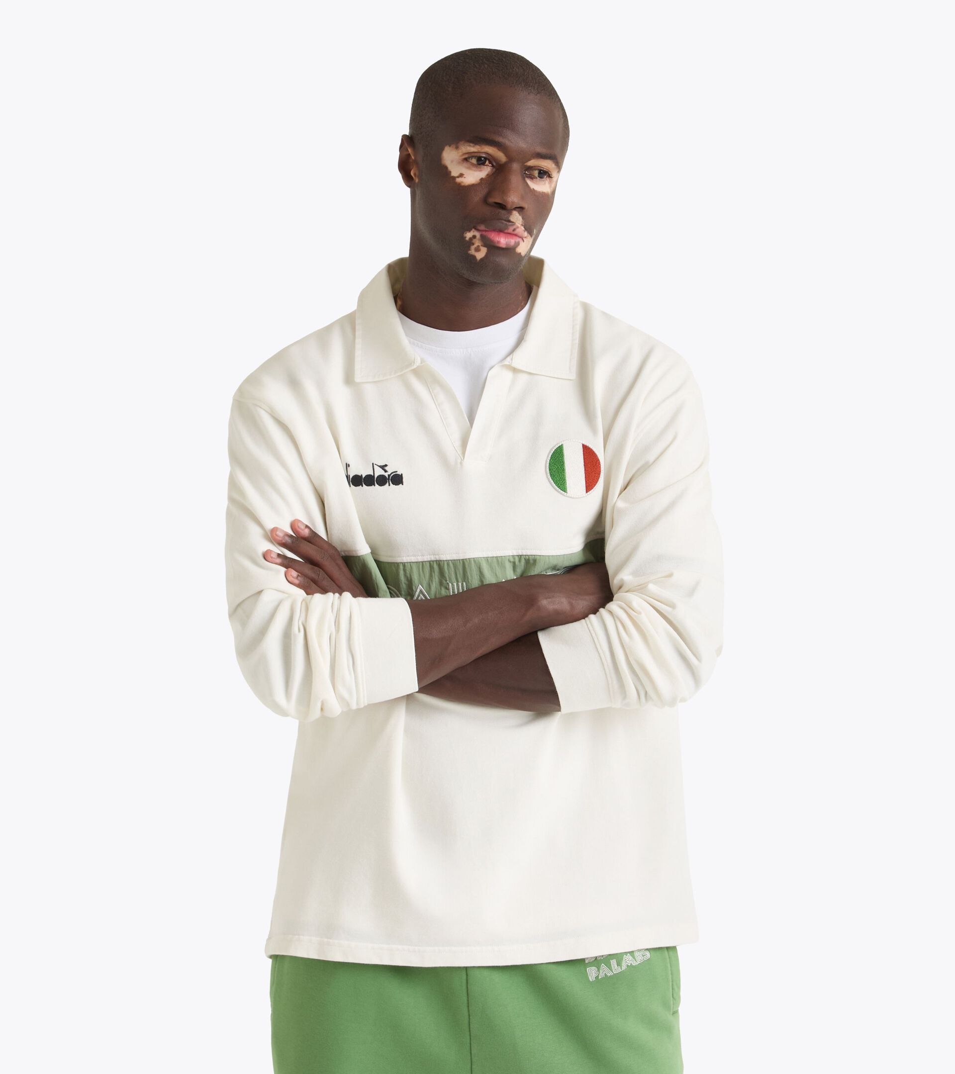 Legacy Polo - Made in Italy - All-gender
POLO LS LEGACY SNOW WHITE - Diadora