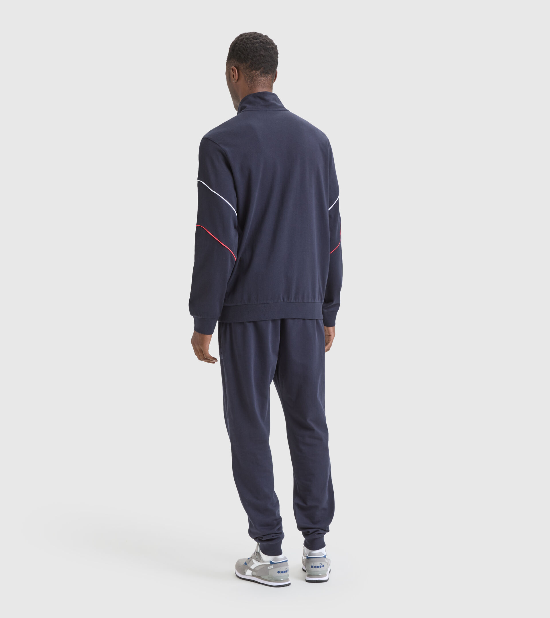 Chándal de punto de algodón - Hombre TRACKSUIT FZ CORE AZUL CHAQUETON - Diadora