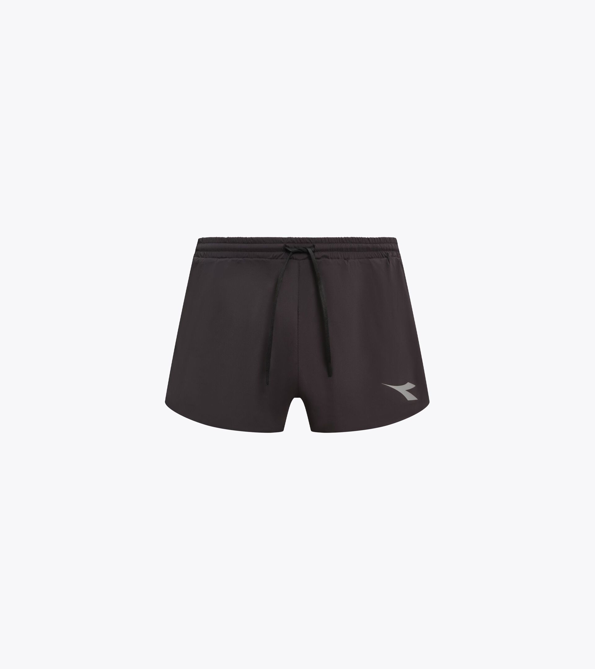 Short fendu FIBRAZERO 3&rsquo;&rsquo;  - Running - Homme SPLIT SHORTS 3 SUPER LIGHT FIBRAZERO NOIR - Diadora