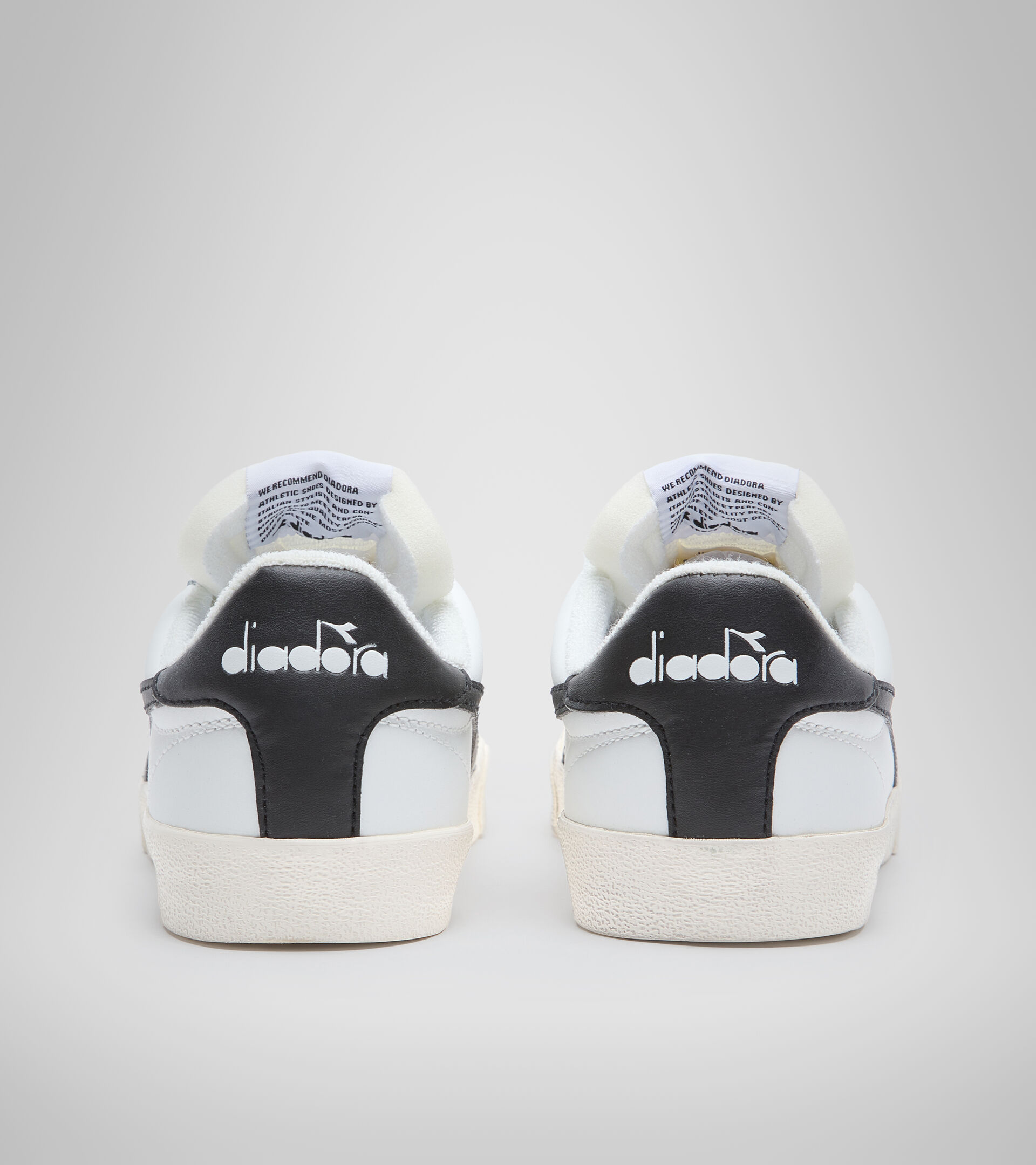 Zapatilla deportiva - Unisex MELODY LEATHER DIRTY BLANCO/NEGRO - Diadora