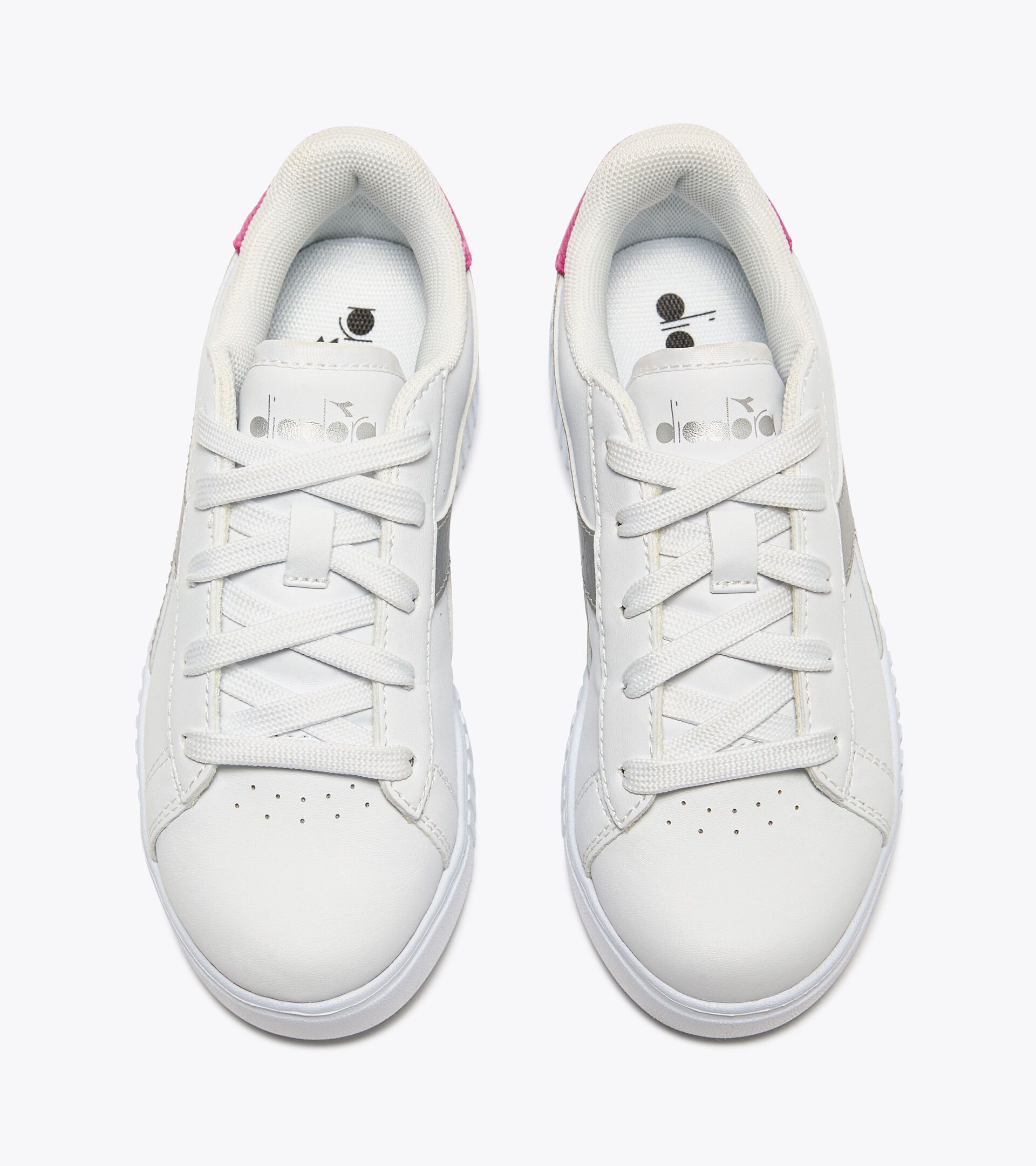 Zapatilla deportiva - Niños y niñas - 4-8 años
GAME STEP METAL PS WHITE/FESTIVAL FUCHSIA/SILVER - Diadora