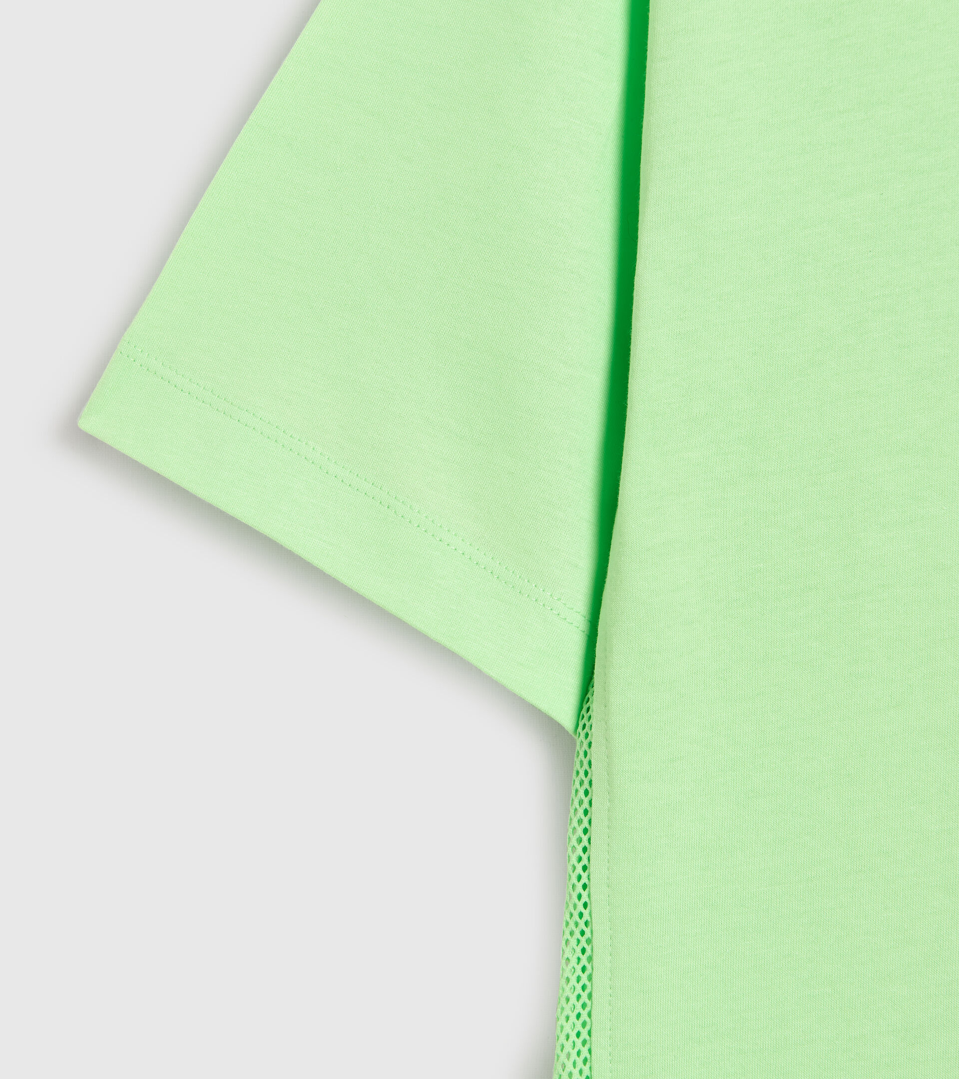 Camiseta deportiva de algodón - Mujer L. T-SHIRT SS FLOW VERDE PARAISO - Diadora