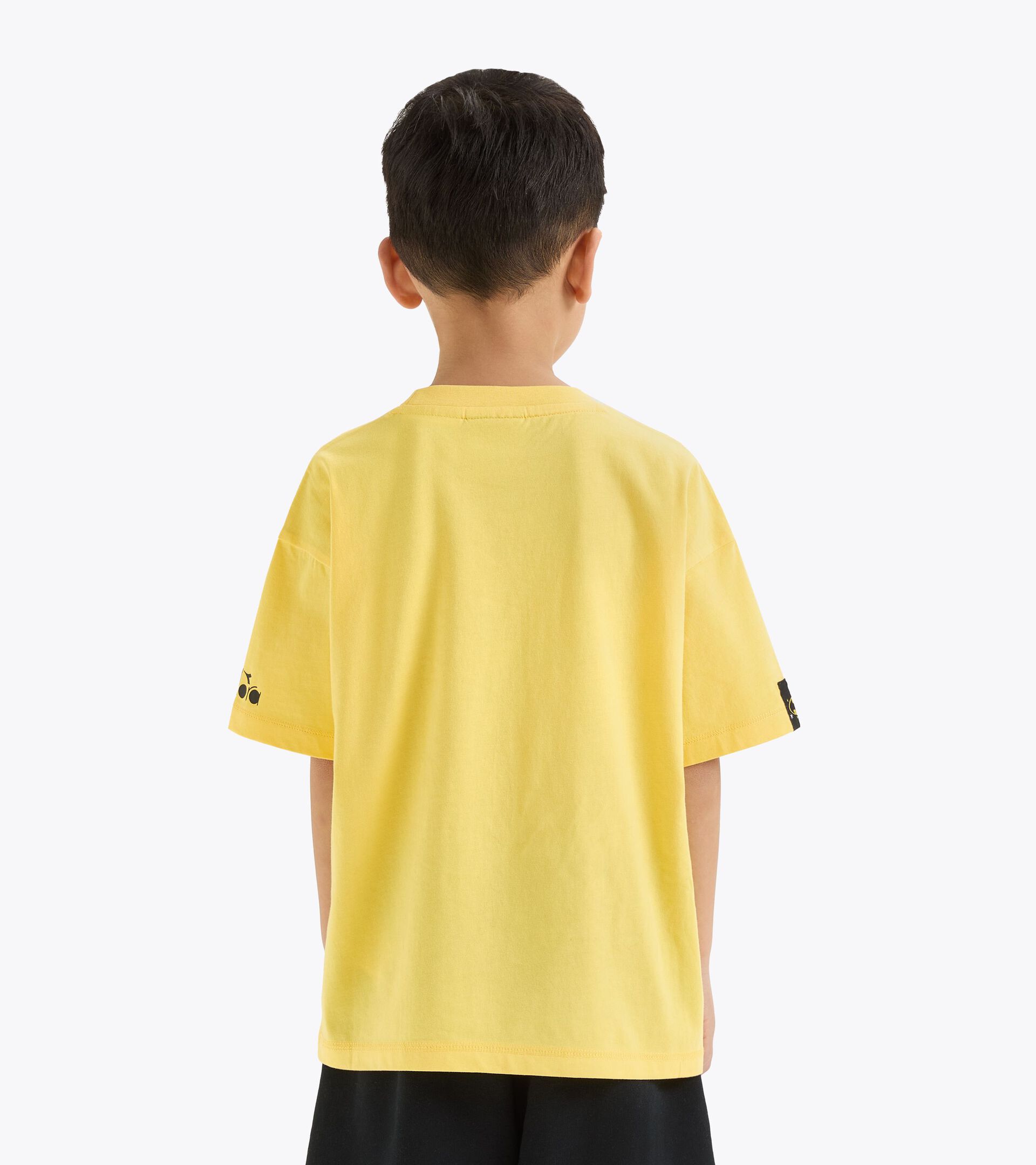 Camiseta superhéroes - Niños y niñas  JU.T-SHIRT SS SUPERHEROES AMARILLO ALAMO TEMBLON OR - Diadora