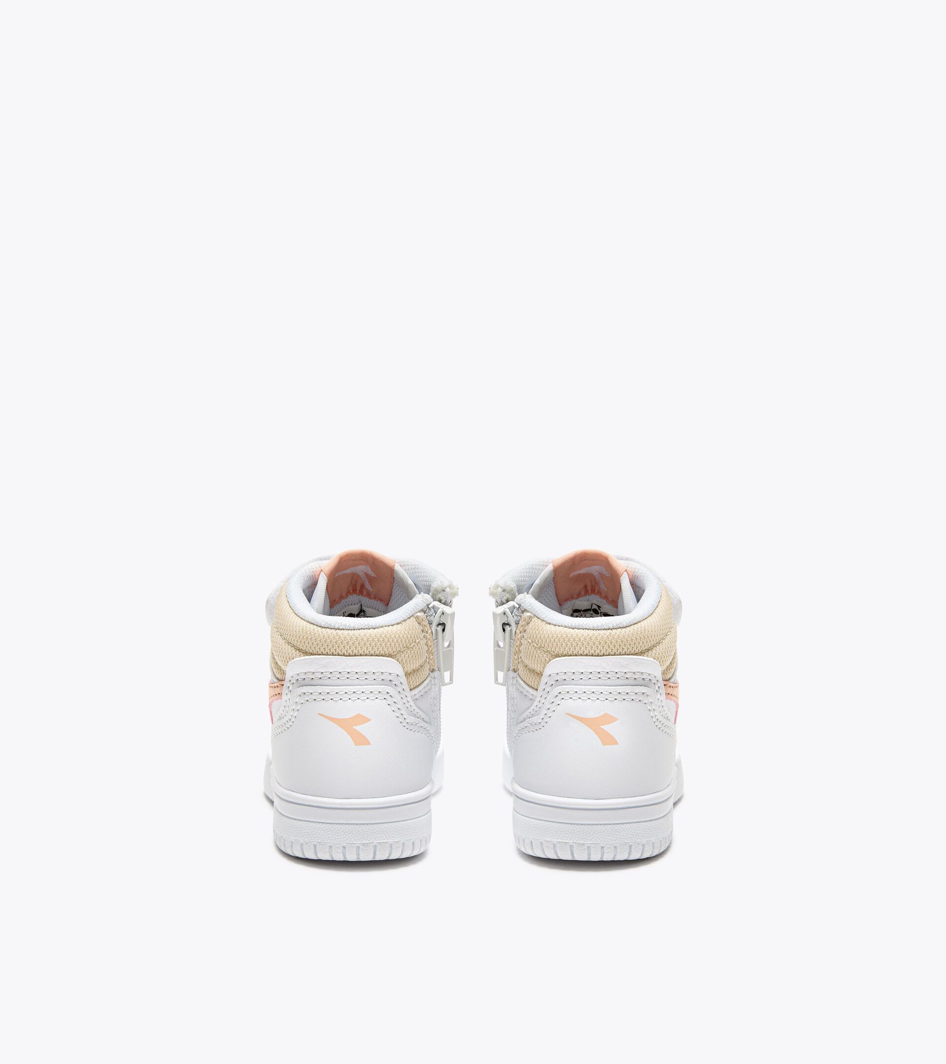Sports shoes - Toddlers 1-4 years RAPTOR MID TD WHITE/PEACH PARFAIT - Diadora
