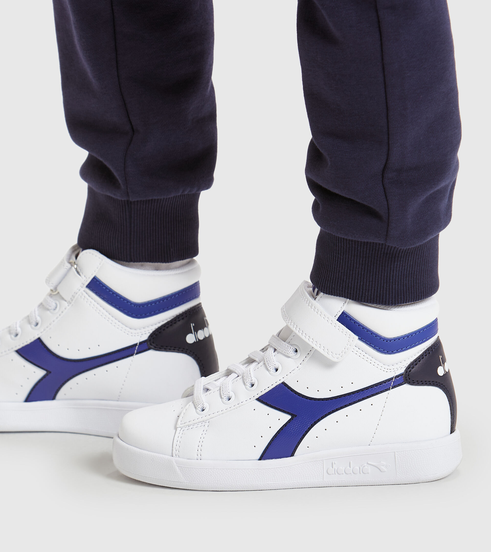 Footwear Sport BAMBINO GAME P HIGH PS BLANCO/AZUL CHAQUETON Diadora