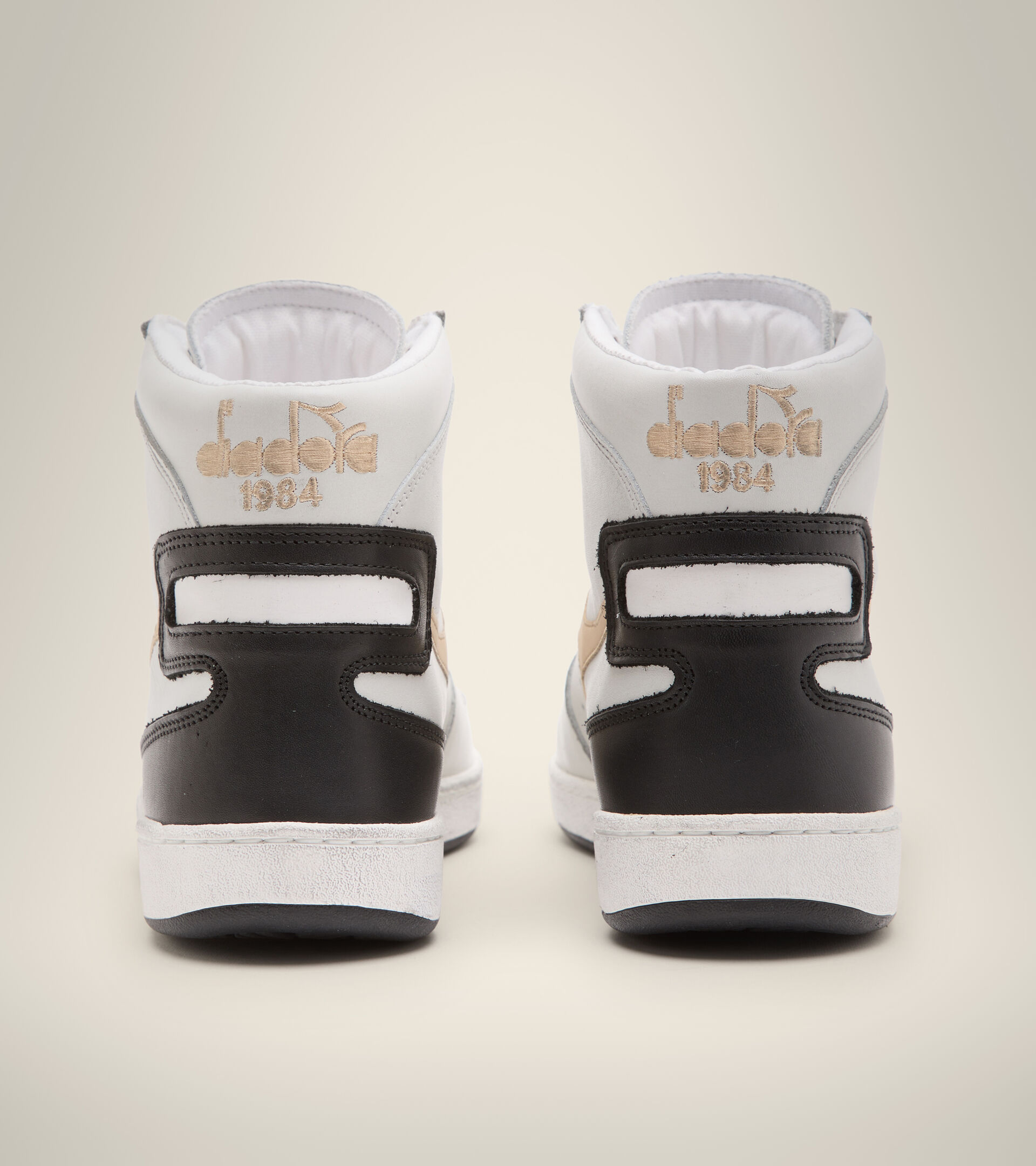 Footwear Heritage UNISEX MI BASKET USED BIANCO/BEIGE TE CHAI Diadora