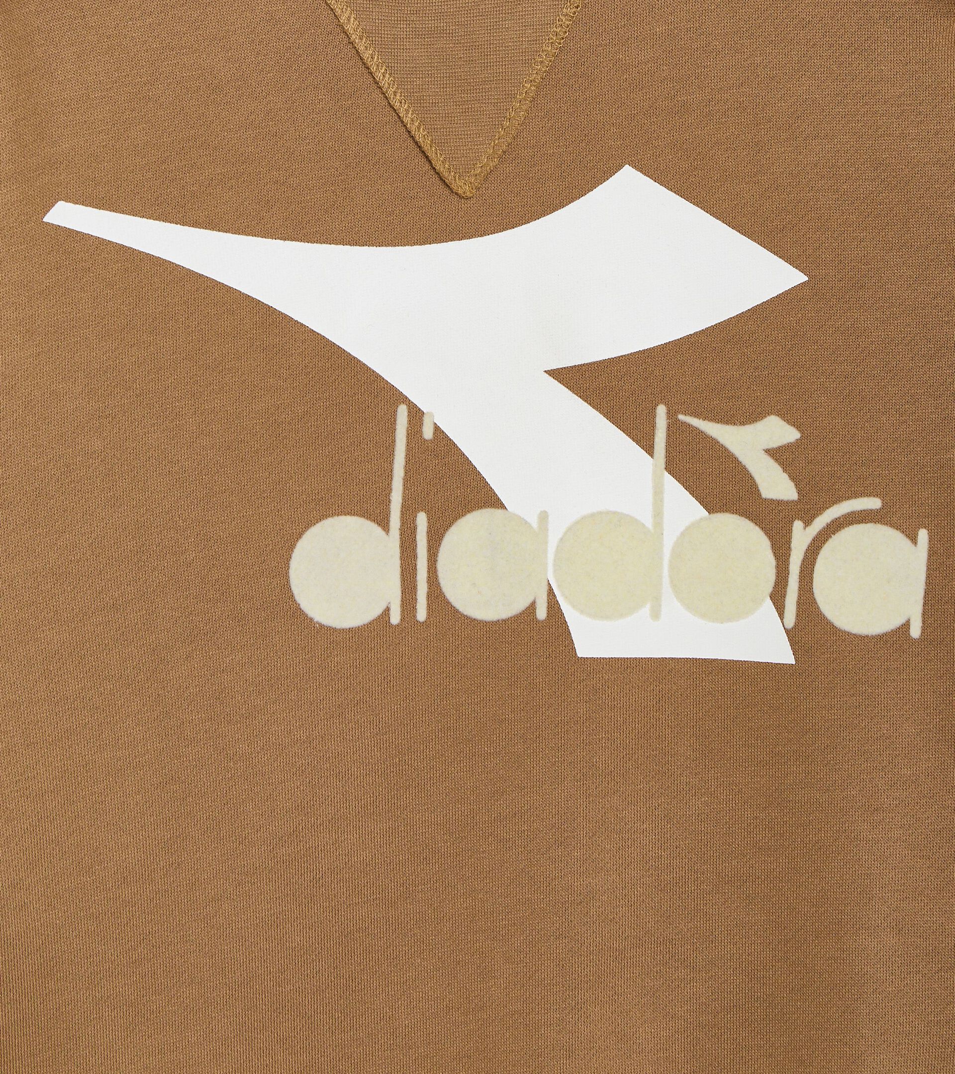 Crewneck sweatshirt - Boy JB.SWEATSHIRT CREW LOGO FIR CAMEL (25107) - Diadora