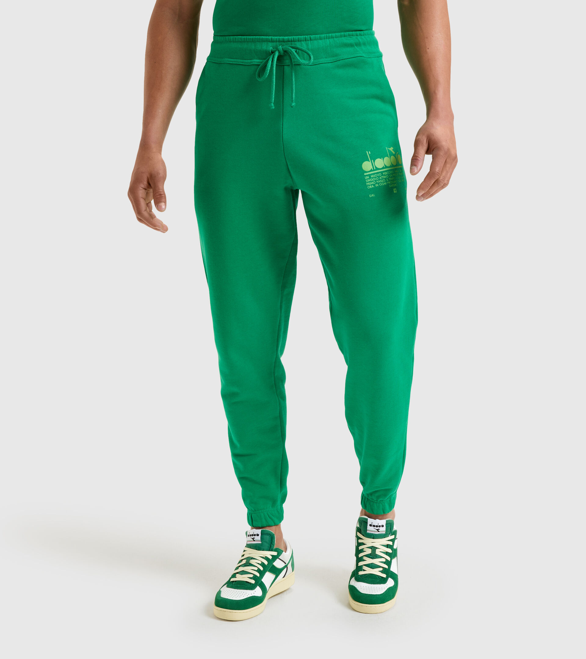 Cotton joggers - Unisex PANT MANIFESTO JOLLY GREEN - Diadora