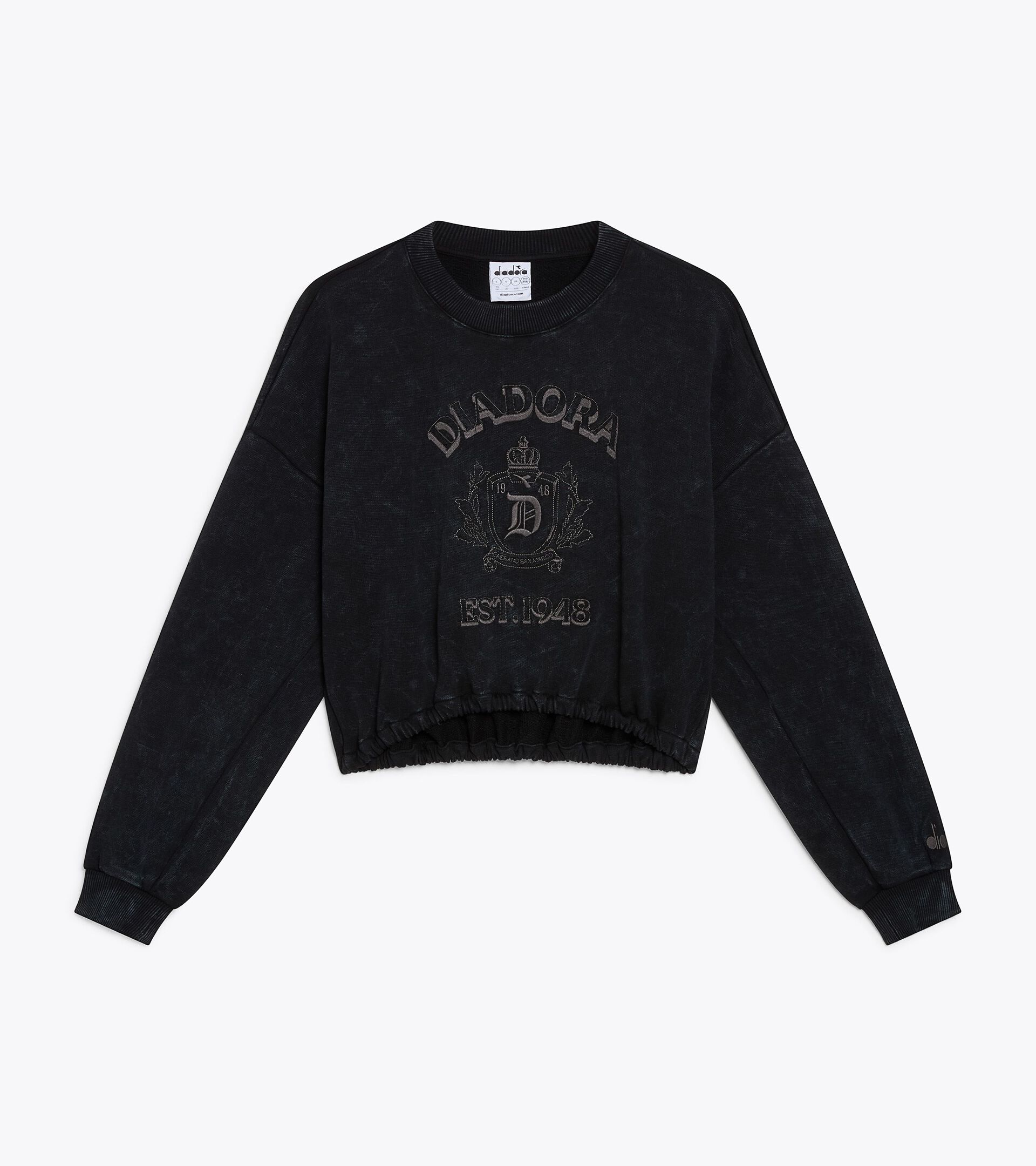 Sudadera de punto - Crop - Mujer L. SWEAT AVENUE LAB I ANTRACITA - Diadora