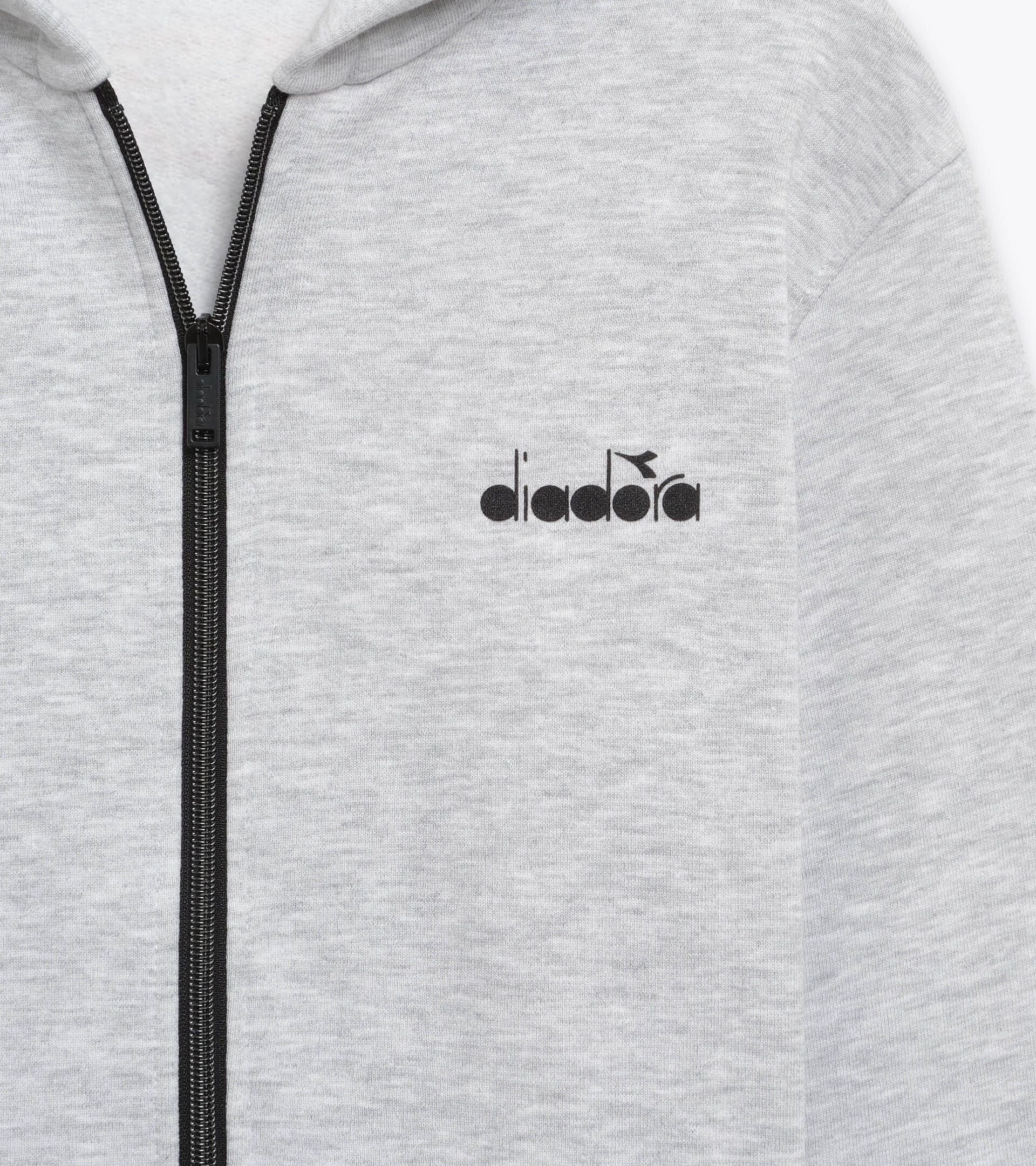Zipped hoodie - Boys 
 JB. HOODIE FZ COMIC LIGHT MIDDLE GREY MELANGE - Diadora