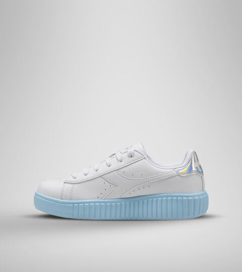 GAME STEP GS, BIANCO/AZZURRO SOGNO Footwear Sport BAMBINO GAME STEP GS BIANCO/AZZURRO SOGNO Diadora