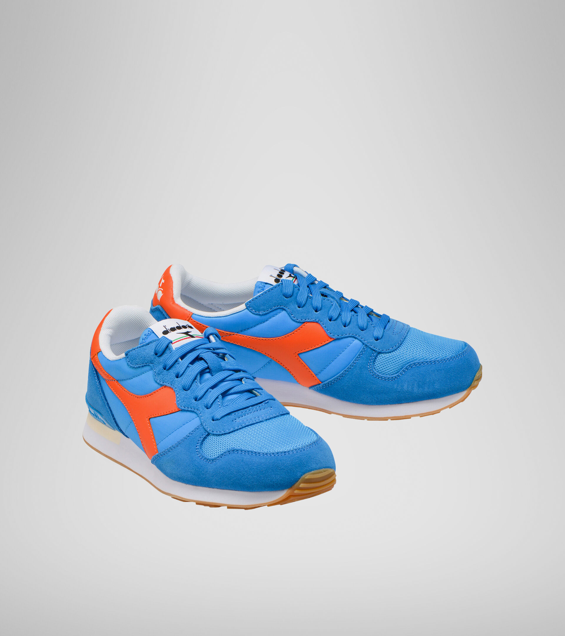 Zapatilla deportiva - Unisex CAMARO AZUL SUECO/ROJO NARANJA - Diadora
