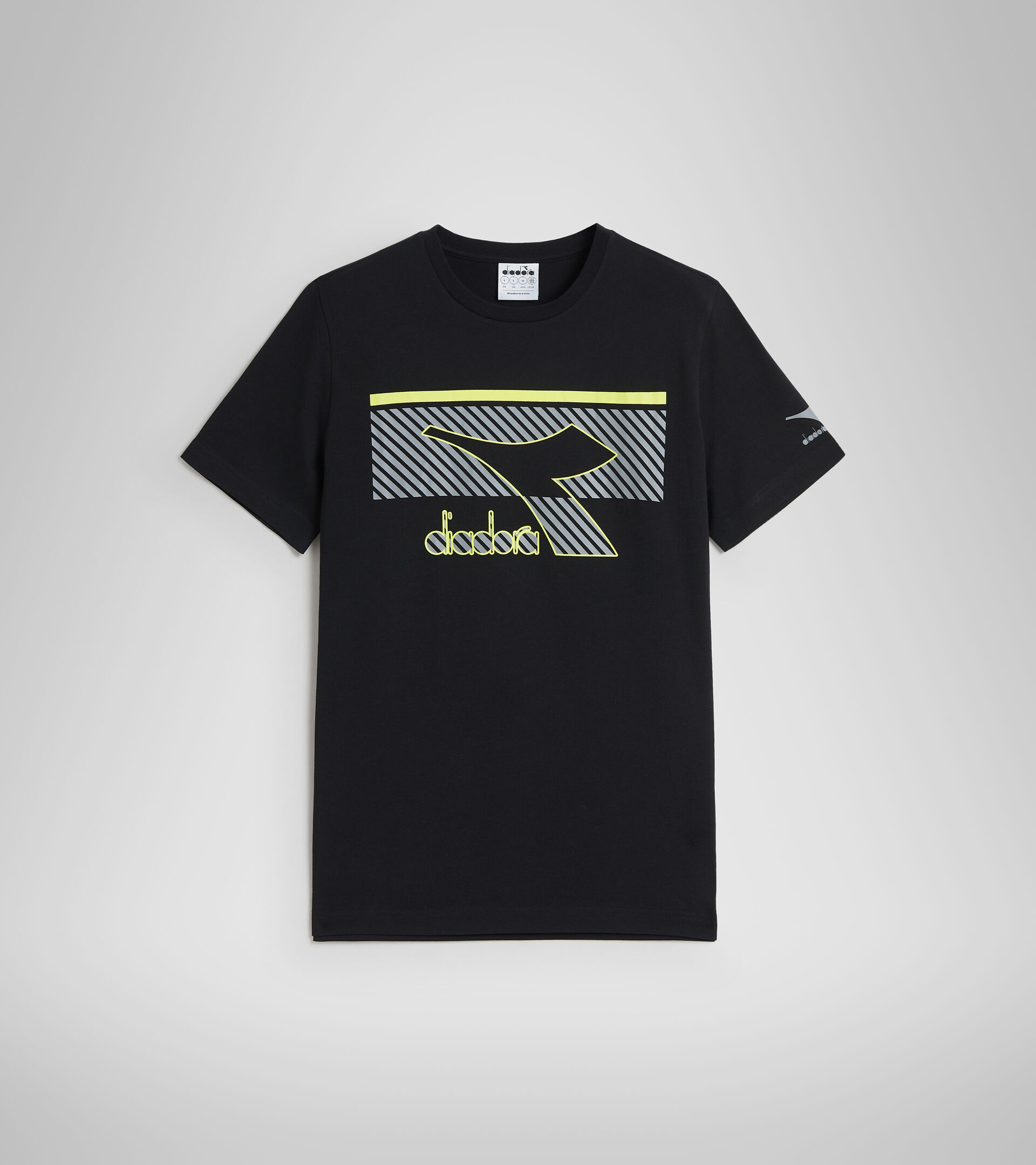 Cotton T-shirt - Men T-SHIRT SS TWIST BLACK - Diadora