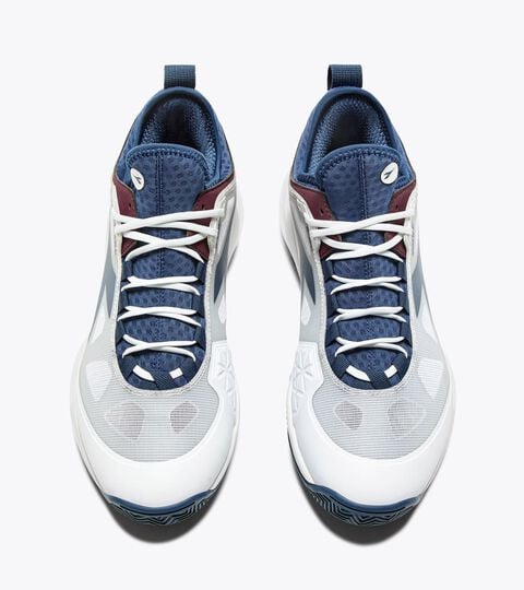 SPEED BLUSHIELD FLY 4 + CLAY, WHT/ENSIGN BL/MAROON BANNER Scarpa da tennis per terreni in terra battuta - Uomo SPEED BLUSHIELD FLY 4 + CLAY WHT/ENSIGN BL/MAROON BANNER - Diadora