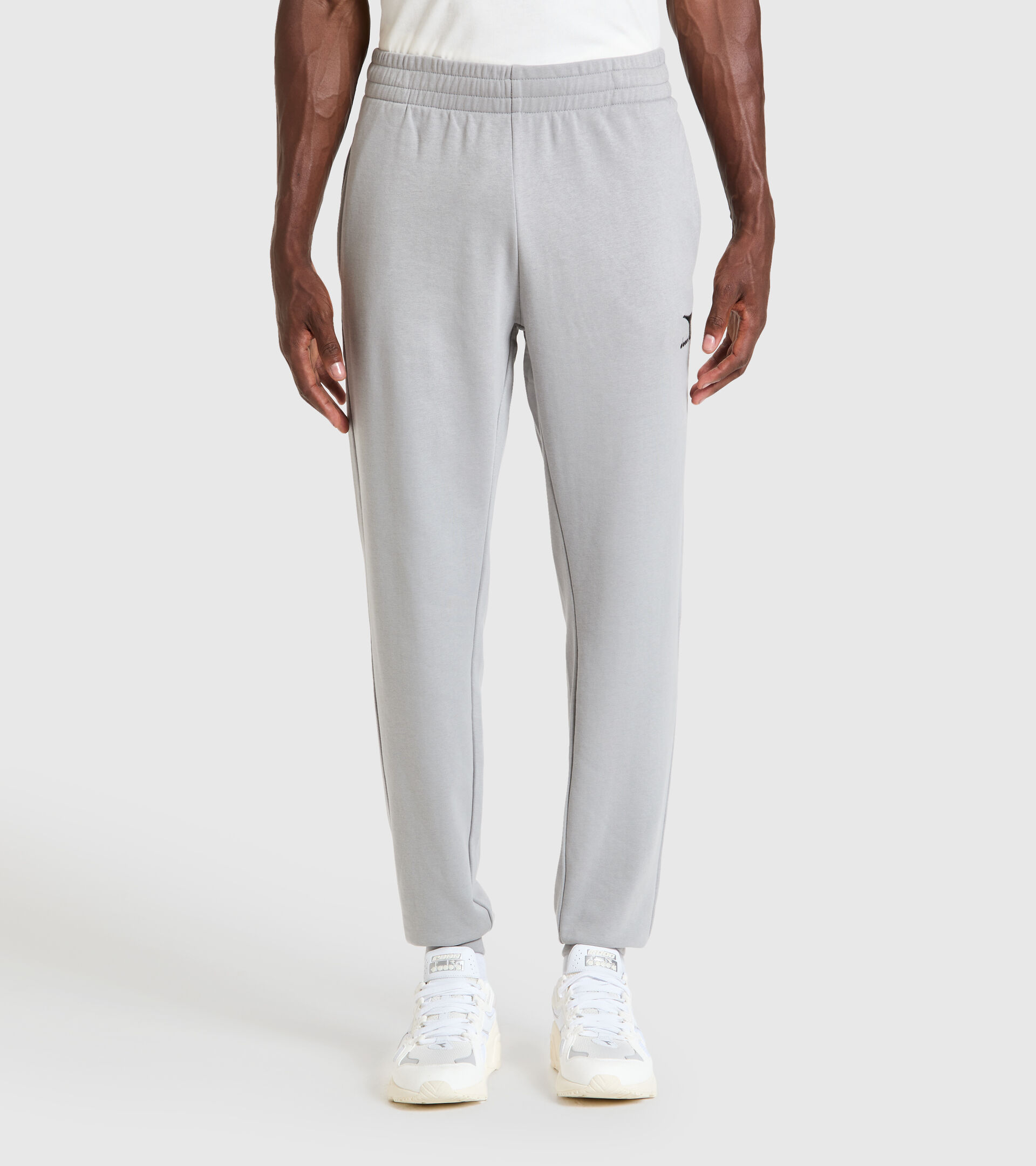 Sports trousers - Men PANTS CUFF CORE GRAY MOUSE - Diadora