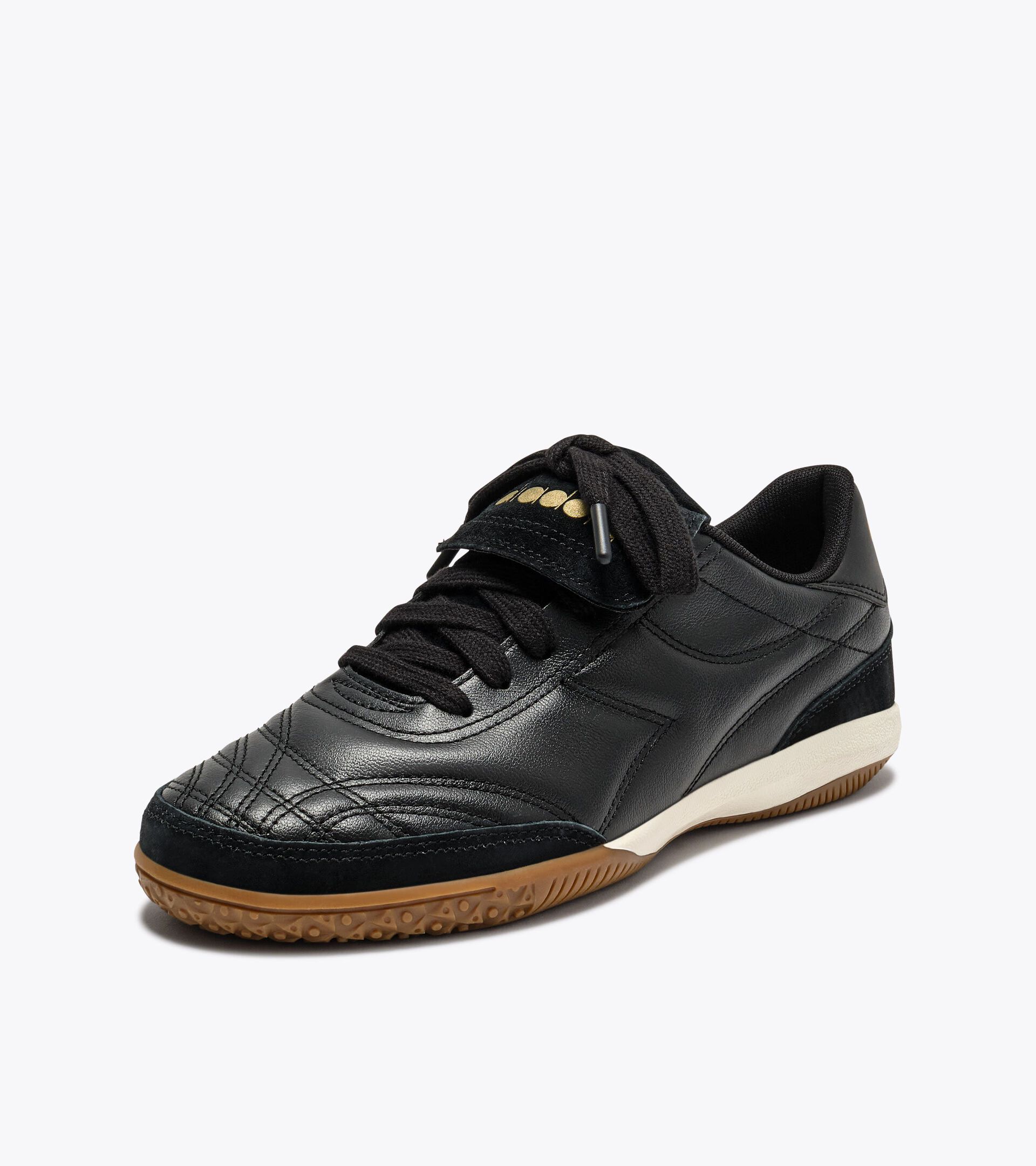 Terrace Leather Sneakers - All-gender GOLD INDOOR BLACK - Diadora