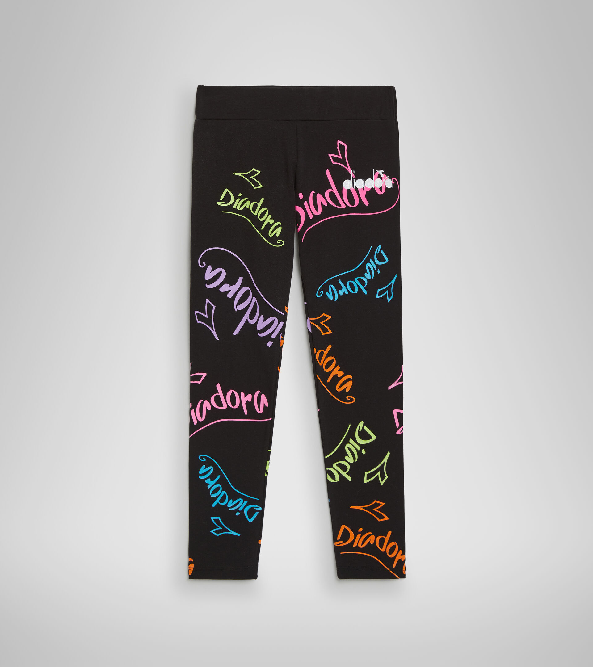 JG.LEGGINGS POWER LOGO Stretch cotton terrycloth sports leggings - Girls -  Diadora Online Store IN