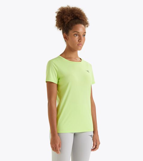 Sports t-shirt - Women RUN SS T-SHIRT W SHADOW LIME - Diadora