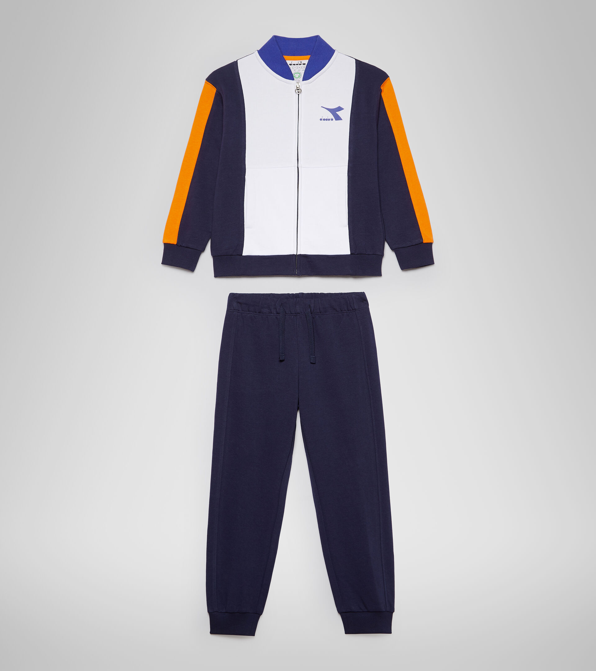 Apparel Sport BAMBINO JB.TRACKSUIT FZ HOOPLA AZUL CHAQUETON Diadora