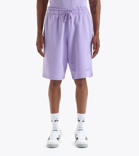 Cotton sweatpants - Gender neutral BERMUDA SPW LOGO PURPLE ROSE - Diadora