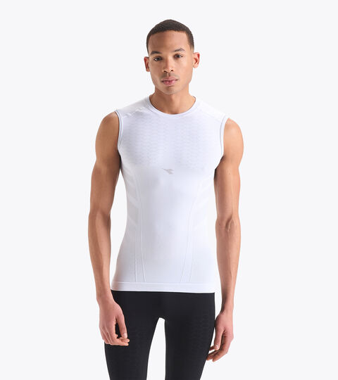 Camiseta de tirantes para correr - Hombre SL T-SHIRT ACT BLANCO VIVO - Diadora