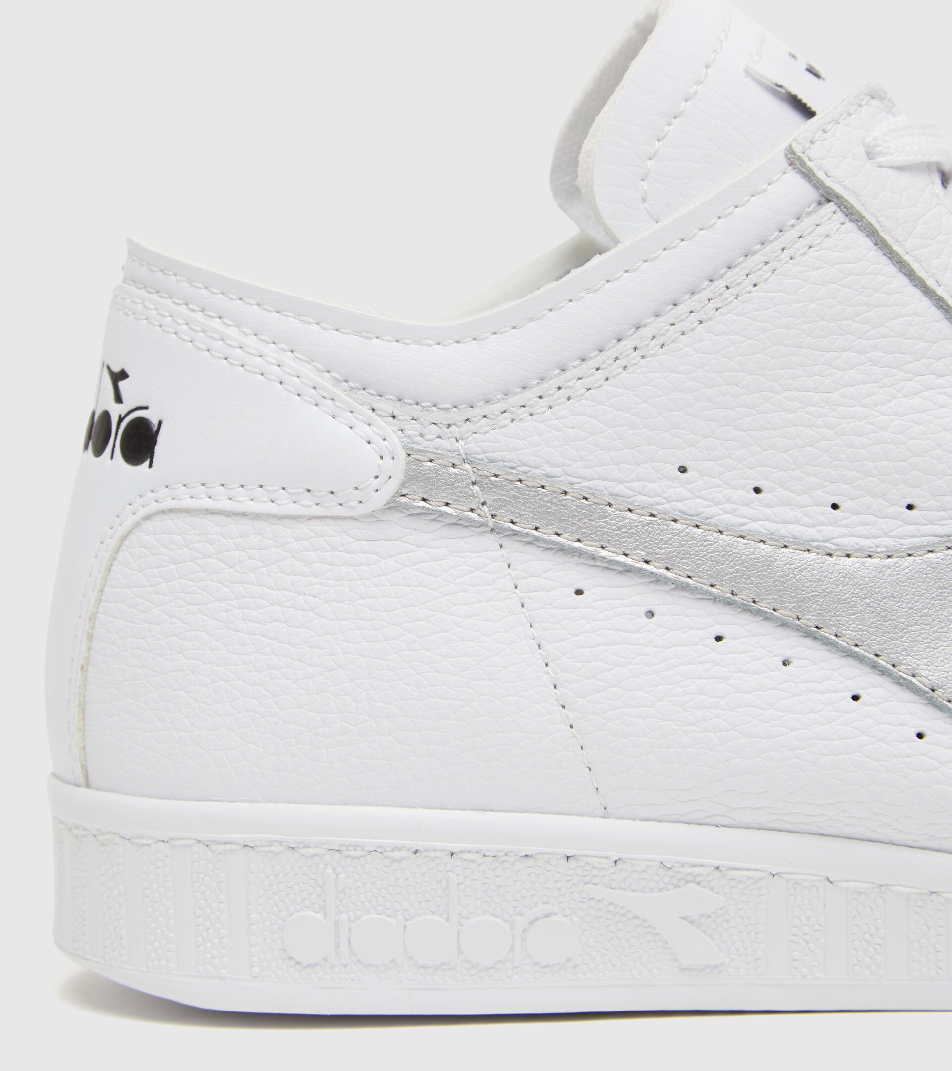 Zapatillas deportivas - Unisex GAME ROW CUT METAL BLANCO/PLATA - Diadora