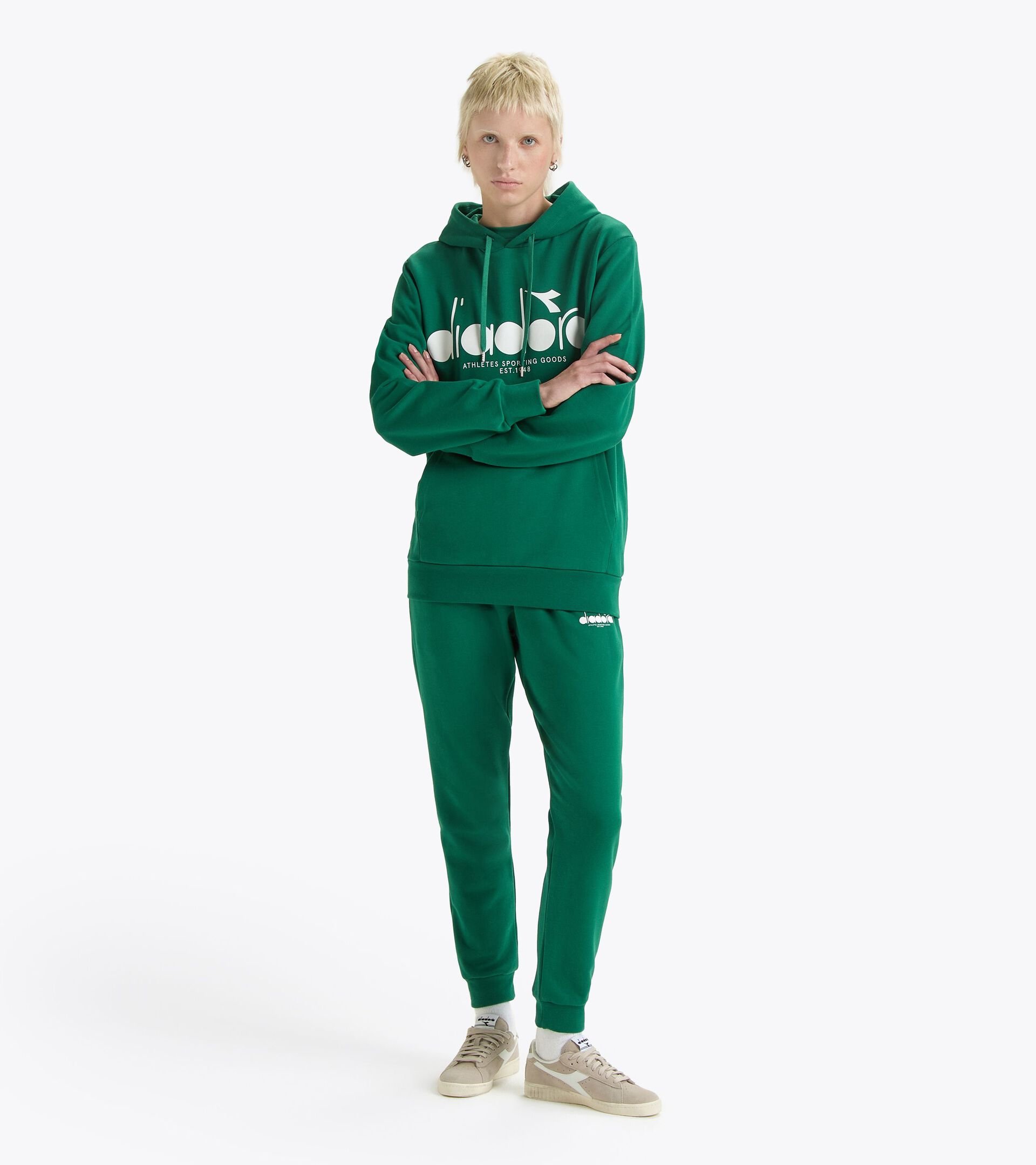 Color block hoodie - All-Gender HOODIE LOGO AVENTURINE - Diadora
