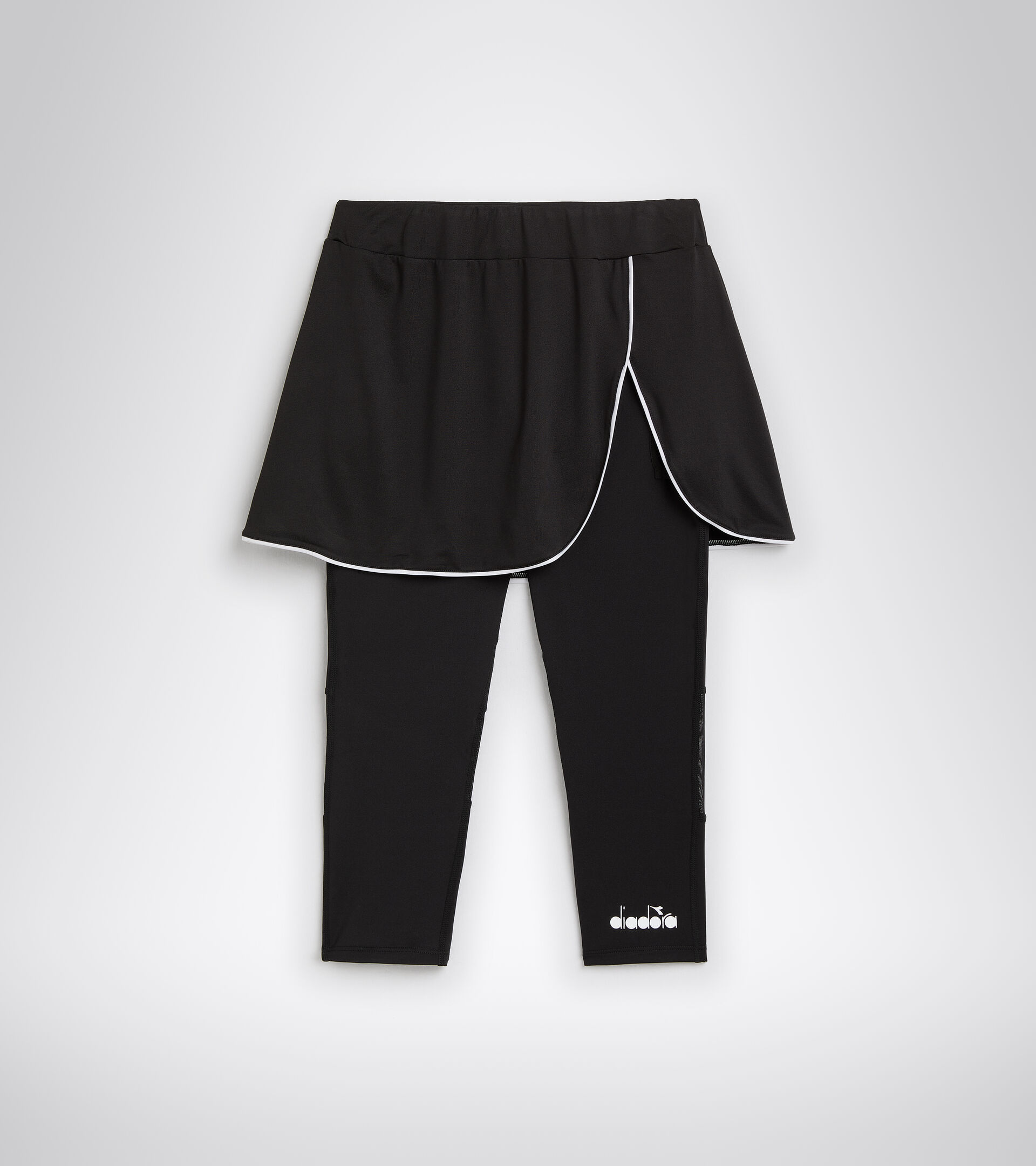 Polyester tennis skirt - Women L. POWER SKIRT BLACK - Diadora