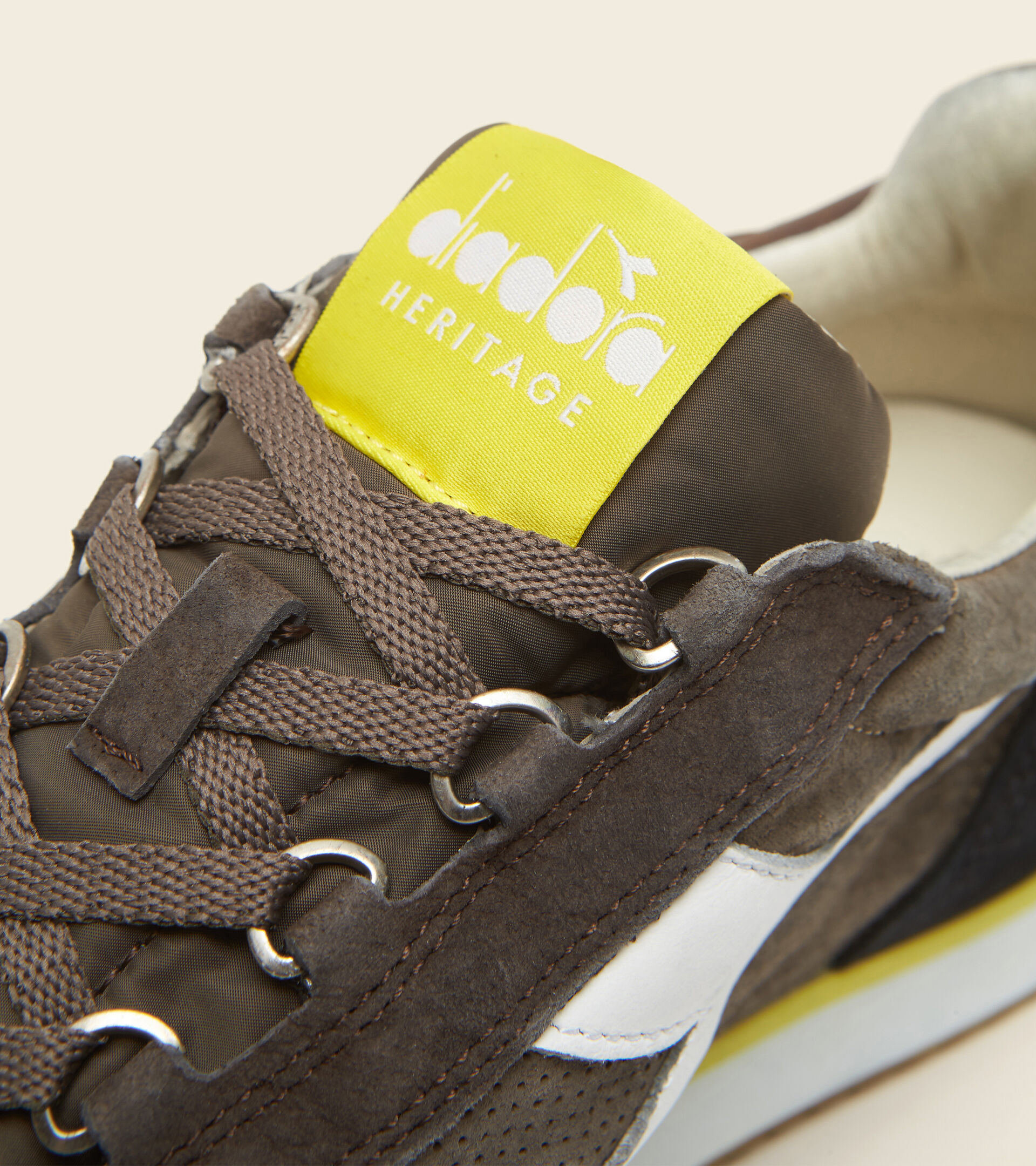 Heritage shoe - Unisex EQUIPE SUEDE SW BROWN CHOCOLATE CHIP - Diadora