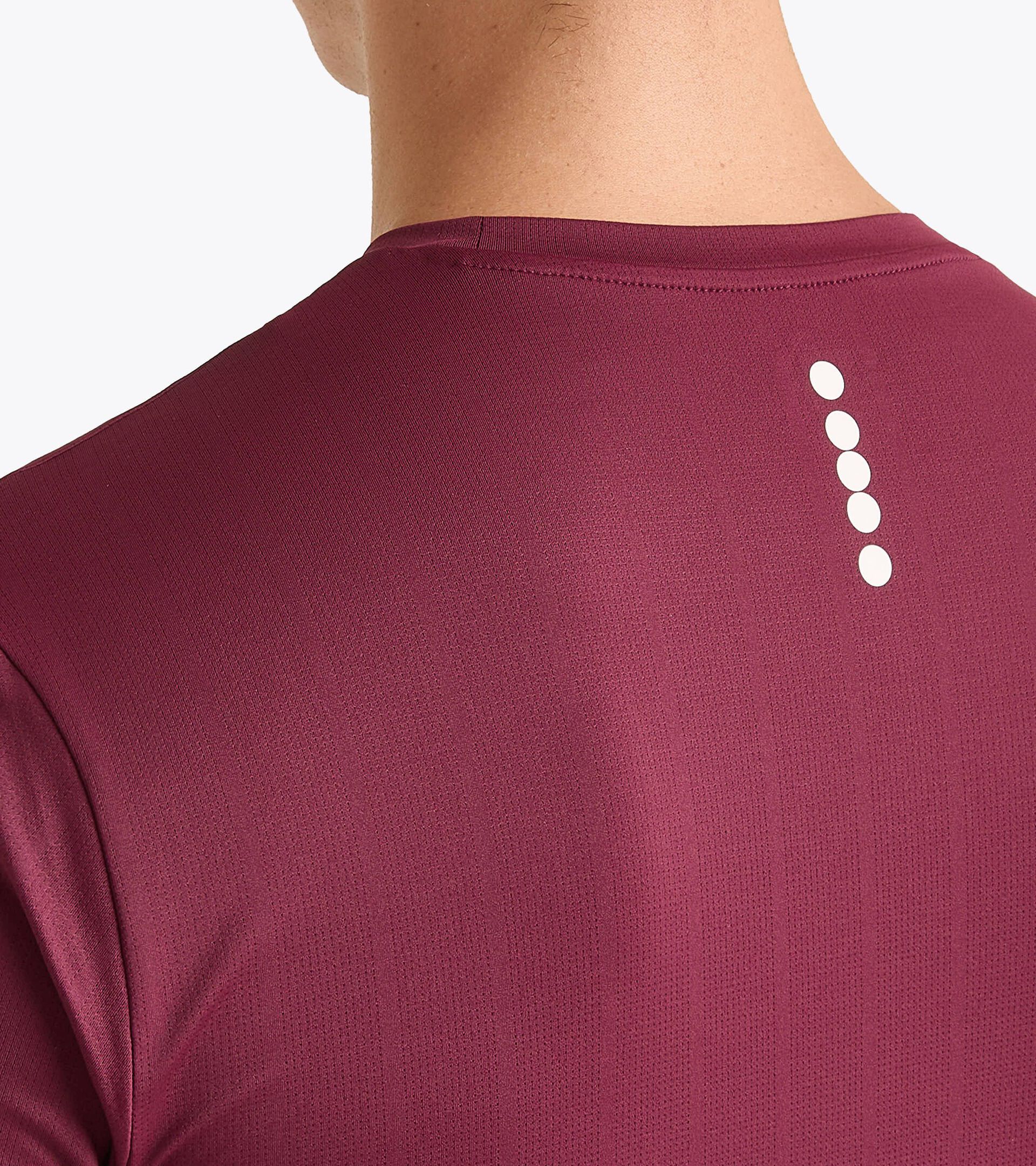 Tennis t-shirt - Competition - Men’s SS T-SHIRT ICON MAROON BANNER - Diadora