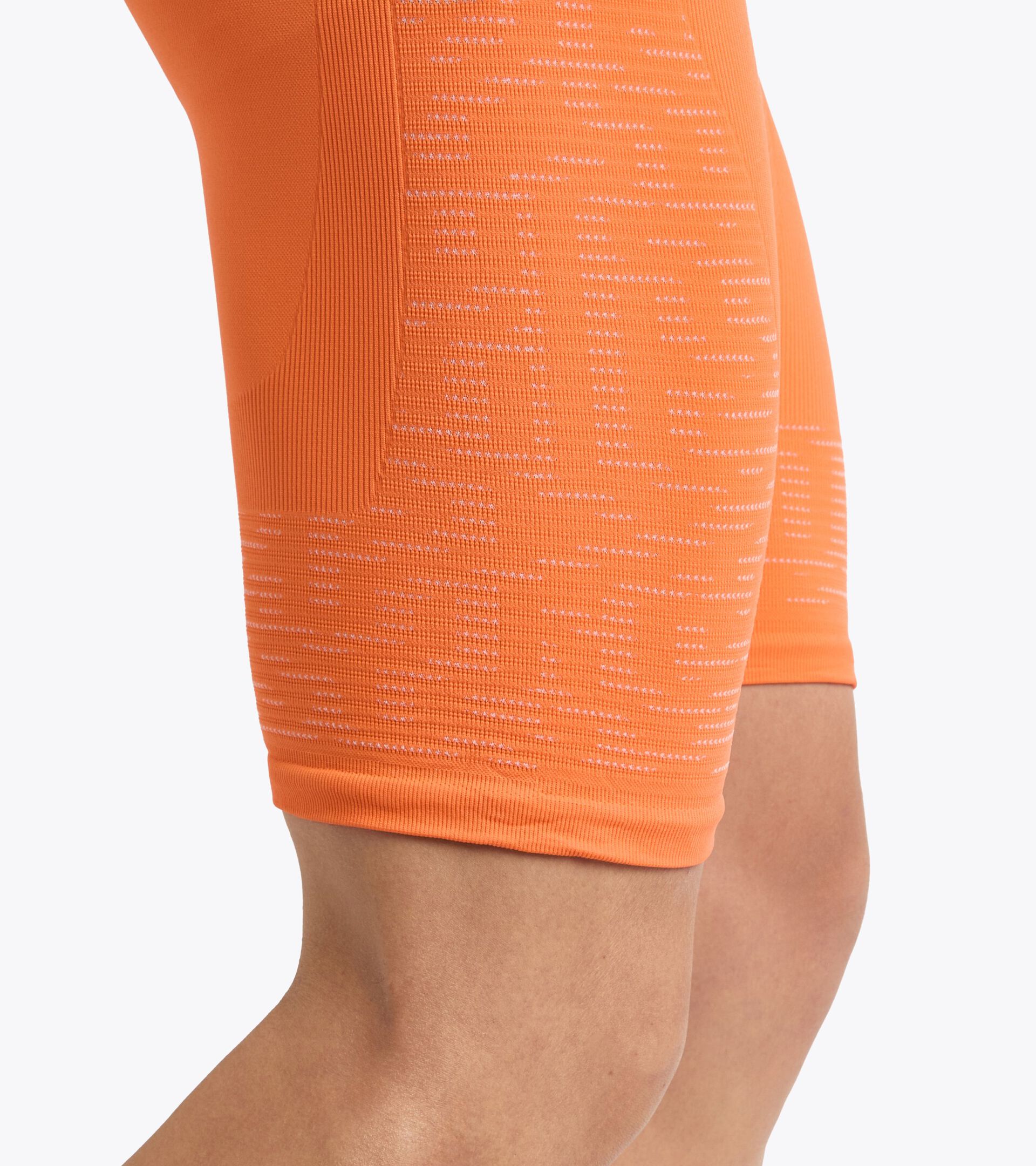 Technical shorts for temperature control - Running - Men’s STRATOUNO HALF-TIGHT ORANGE NECTARINE - Diadora