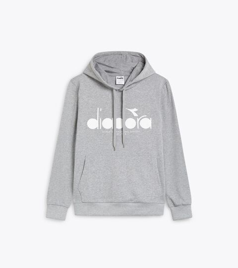 Color block hoodie - All-Gender HOODIE LOGO HIGH RISE MELANGE - Diadora