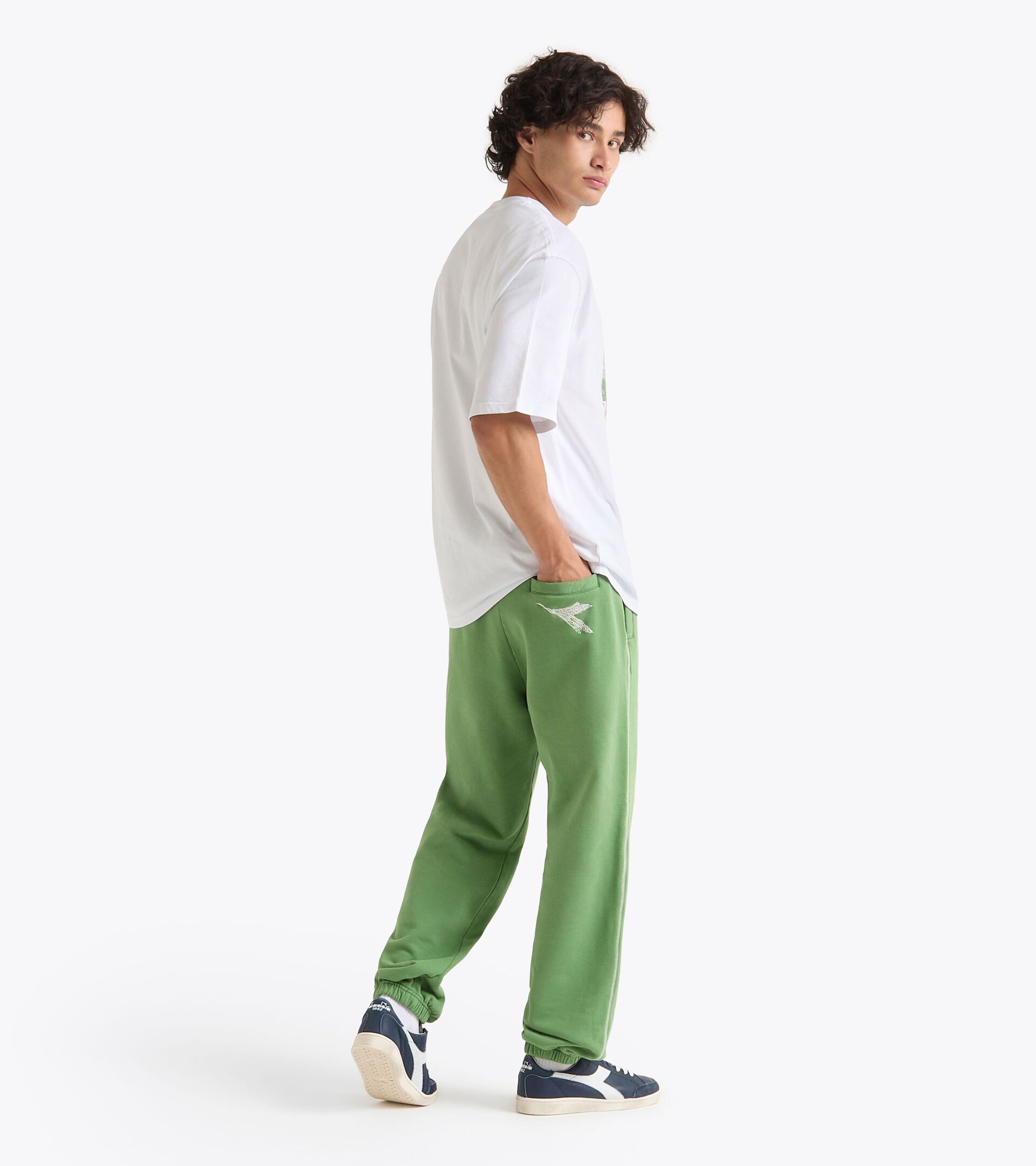 Legacy pants - Made in Italy - All-gender PANTS LEGACY GREEN ENGLISH IVY - Diadora