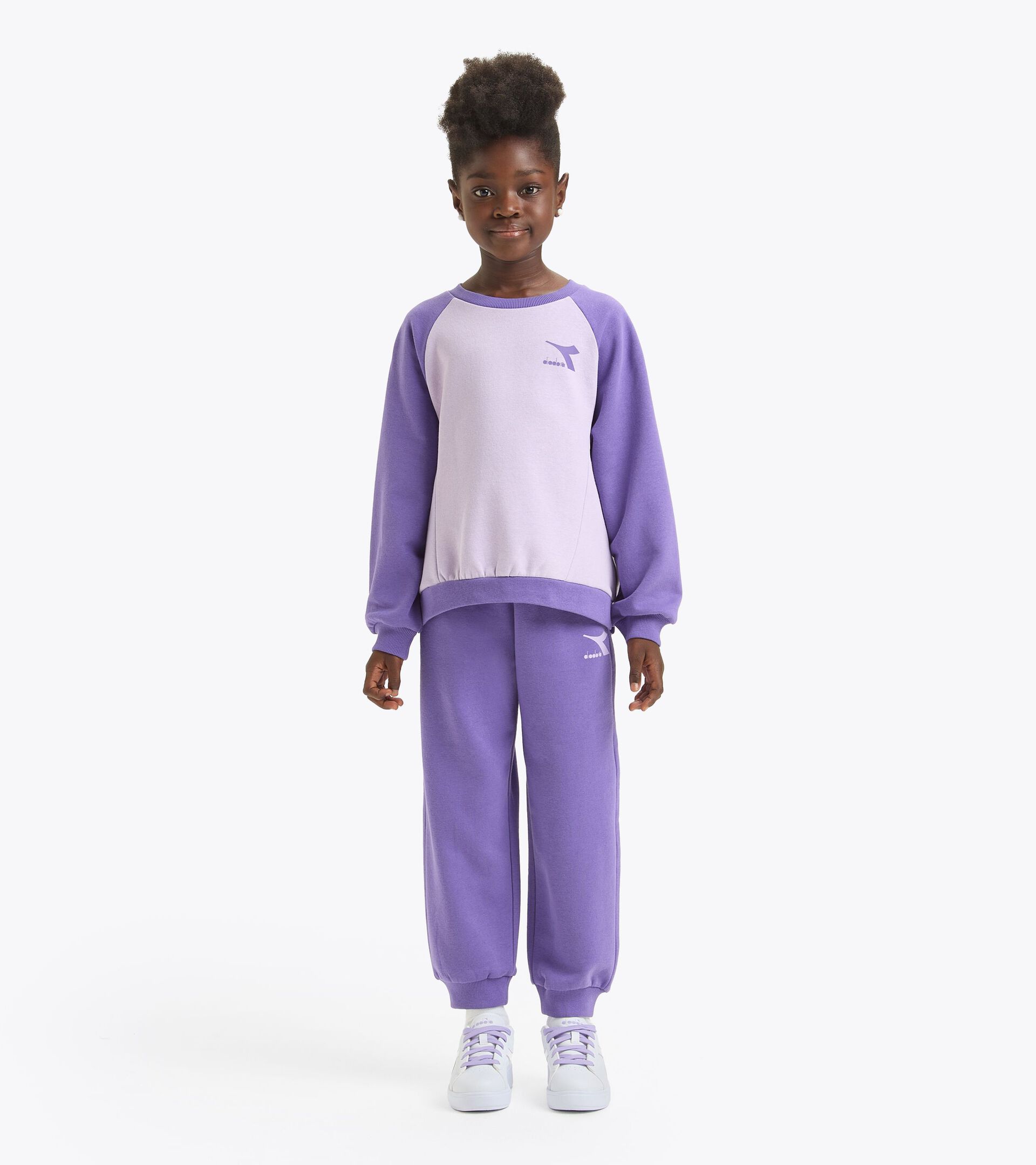 Conjunto deportivo - Niña JG. TRACKSUIT GLOSS PASIONARIA/ROSA PURPURA - Diadora