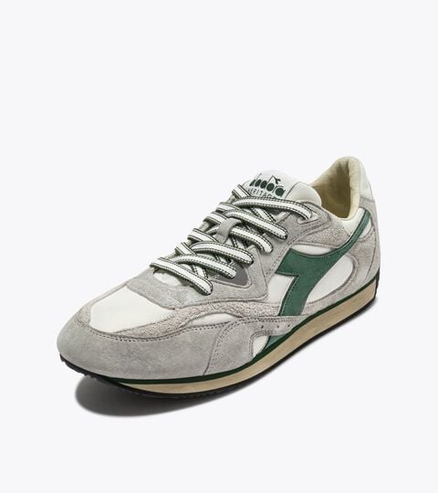 Sneakers Heritage au profil bas - Pour tous les genres EQUIPE REVENGE USED BIANCO/GRIGIO CALCARE - Diadora