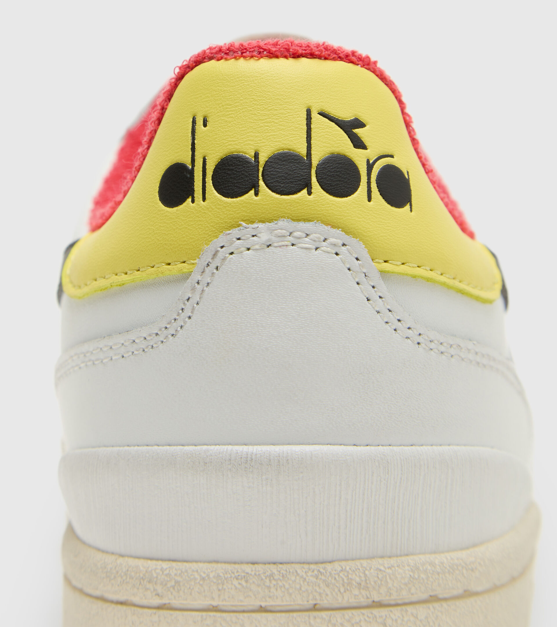 Sports shoes - Men DAVIS LEATHER WHITE/BLACK/LIMELIGHT - Diadora