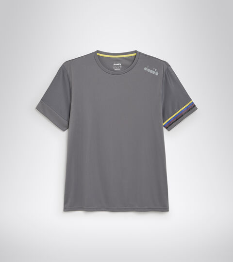 SS CORE TEE, GRIS ACIER T-shirt de running à manches courtes - Homme SS CORE TEE GRIS ACIER - Diadora