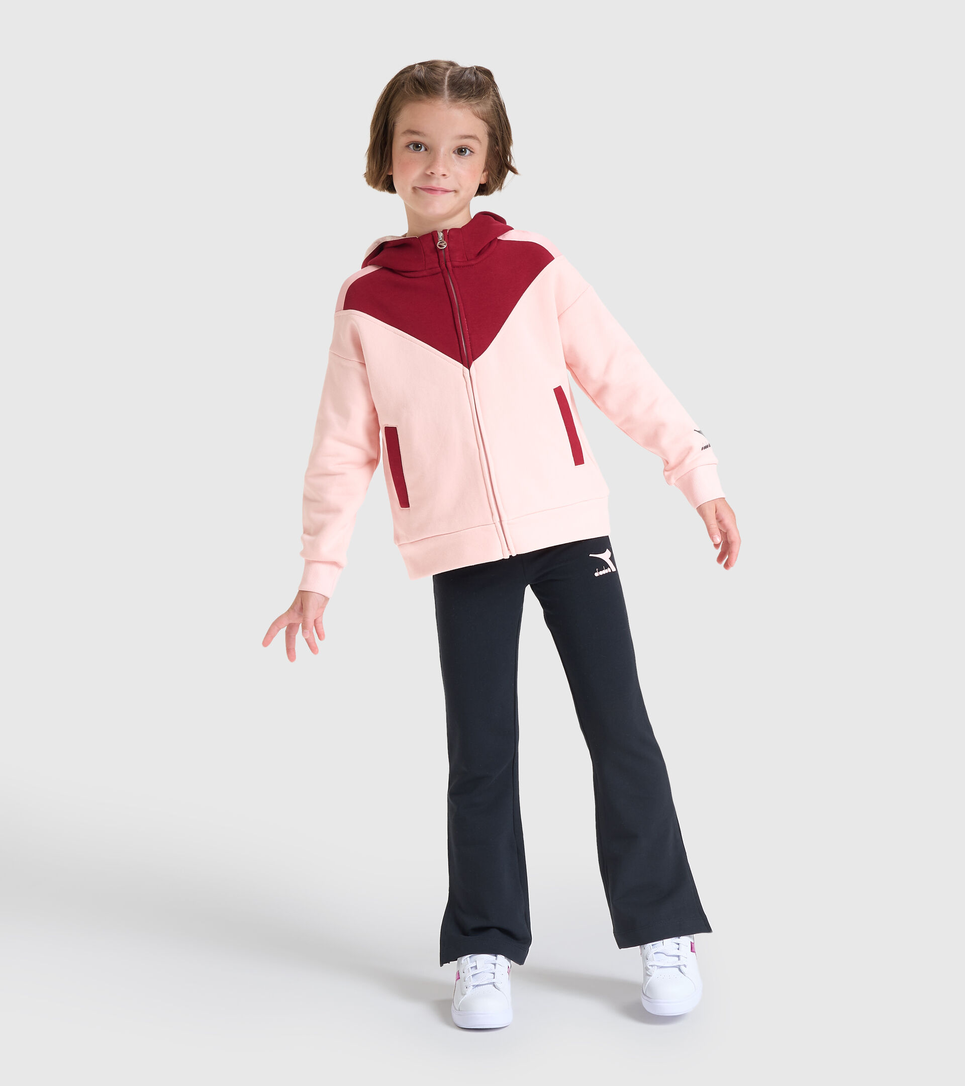 Tracksuit - Kids JG.HD FZ TRACKSUIT TWINKLE VEILED PINK - Diadora