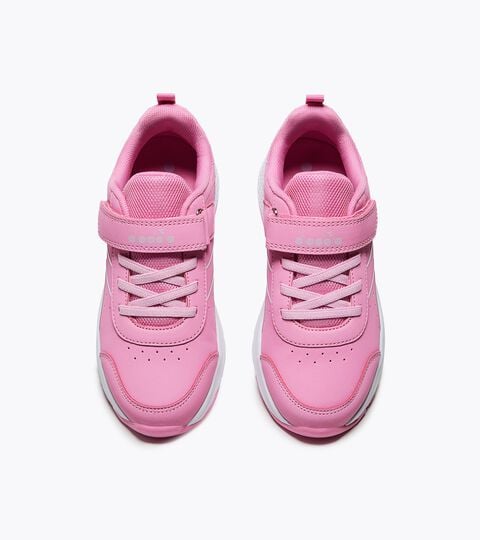 Running shoes - Boys and girls FALCON 6 SL JR V BEGONIA PINK/WHITE - Diadora