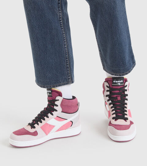 MAGIC BASKET MID SUEDE WN, RSA RENACIMIENTO/MARMOL VLTA/ Zapatillas deportivas - Mujer MAGIC BASKET MID SUEDE WN RSA RENACIMIENTO/MARMOL VLTA/ - Diadora