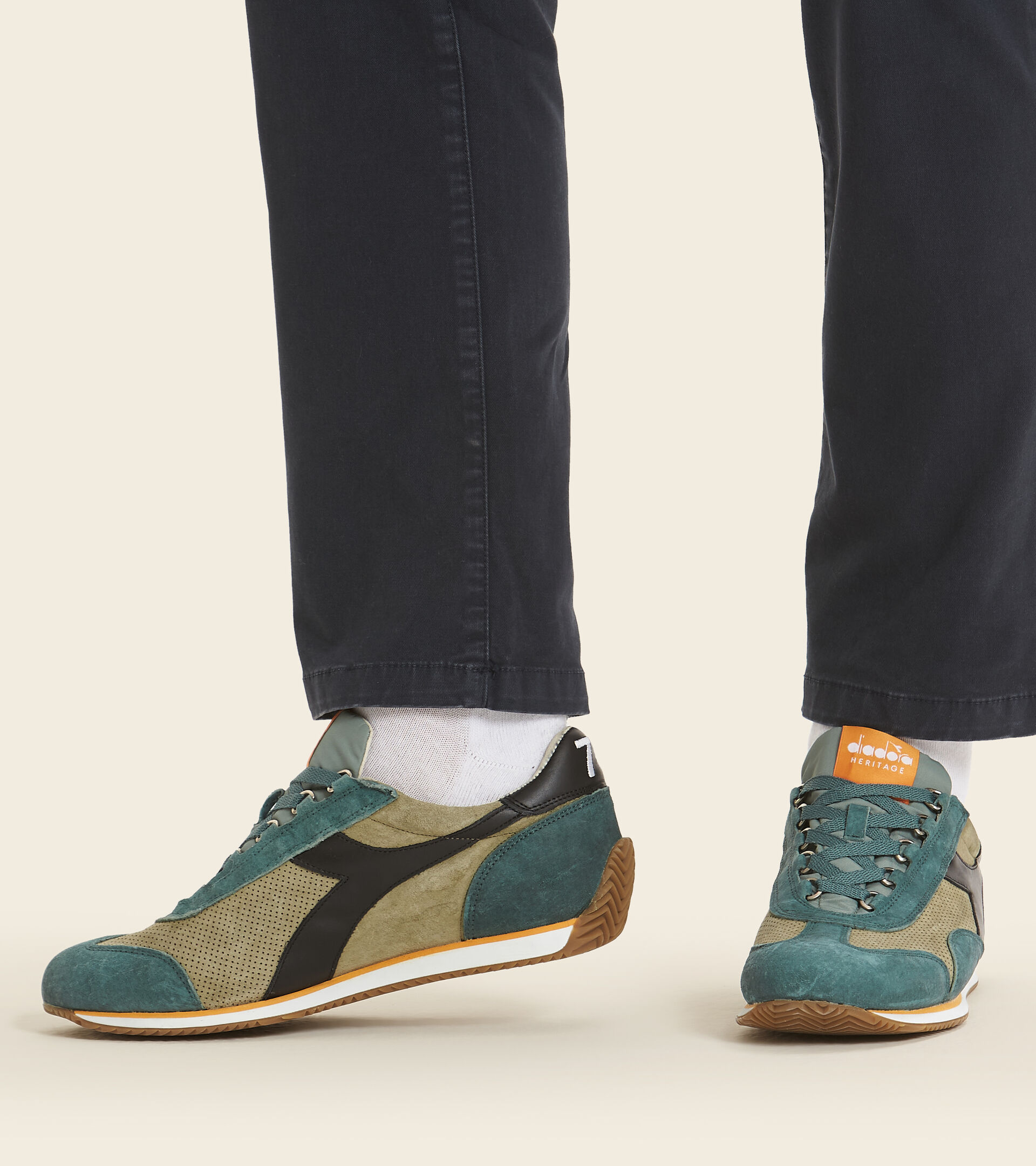 Heritage-Sneaker - Unisex EQUIPE SUEDE SW OEL GRUEN - Diadora