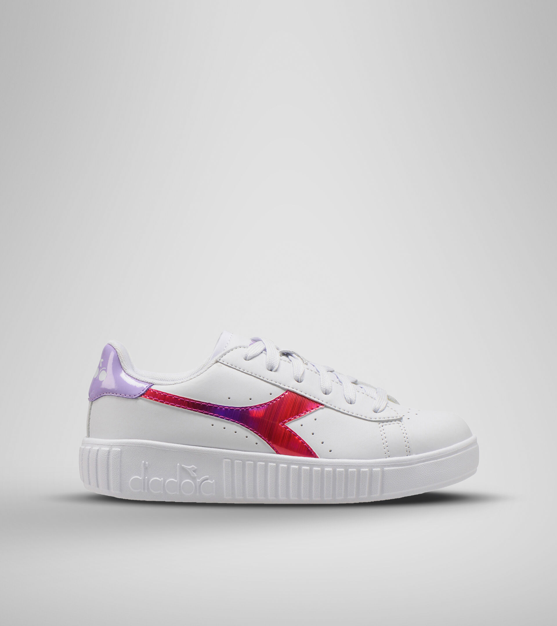Chaussures de sport - Jeunes 8-16 ans GAME STEP RAINBOW GS BLANC/VIOLET LILAS - Diadora