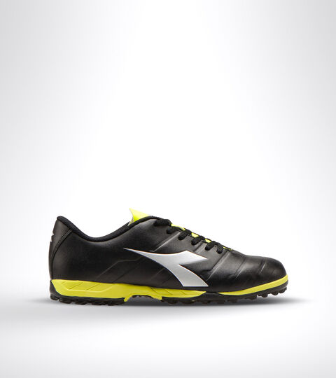 Footwear Sport UOMO PICHICHI 3 TF BLACK/YELLOW FL DD/SILVER Diadora