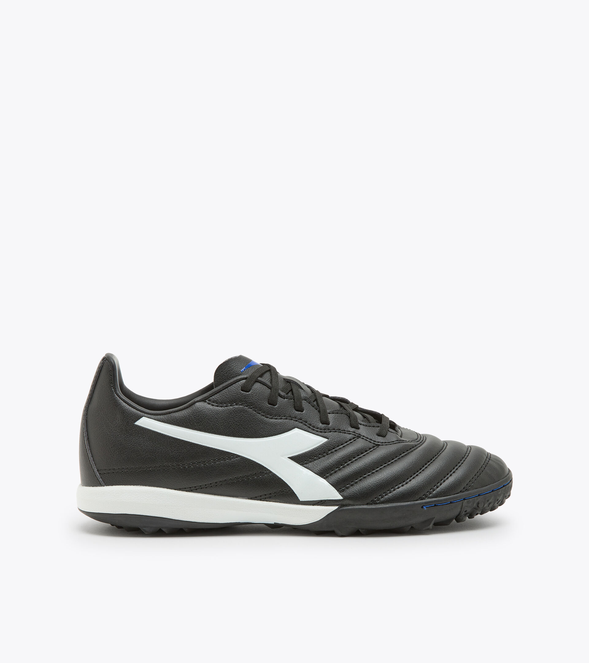 Futsal boot - Specific outsole for synthetic/hard ground BRASIL ELITE2 R TFR BLACK/WHITE/ROYAL BLUE - Diadora