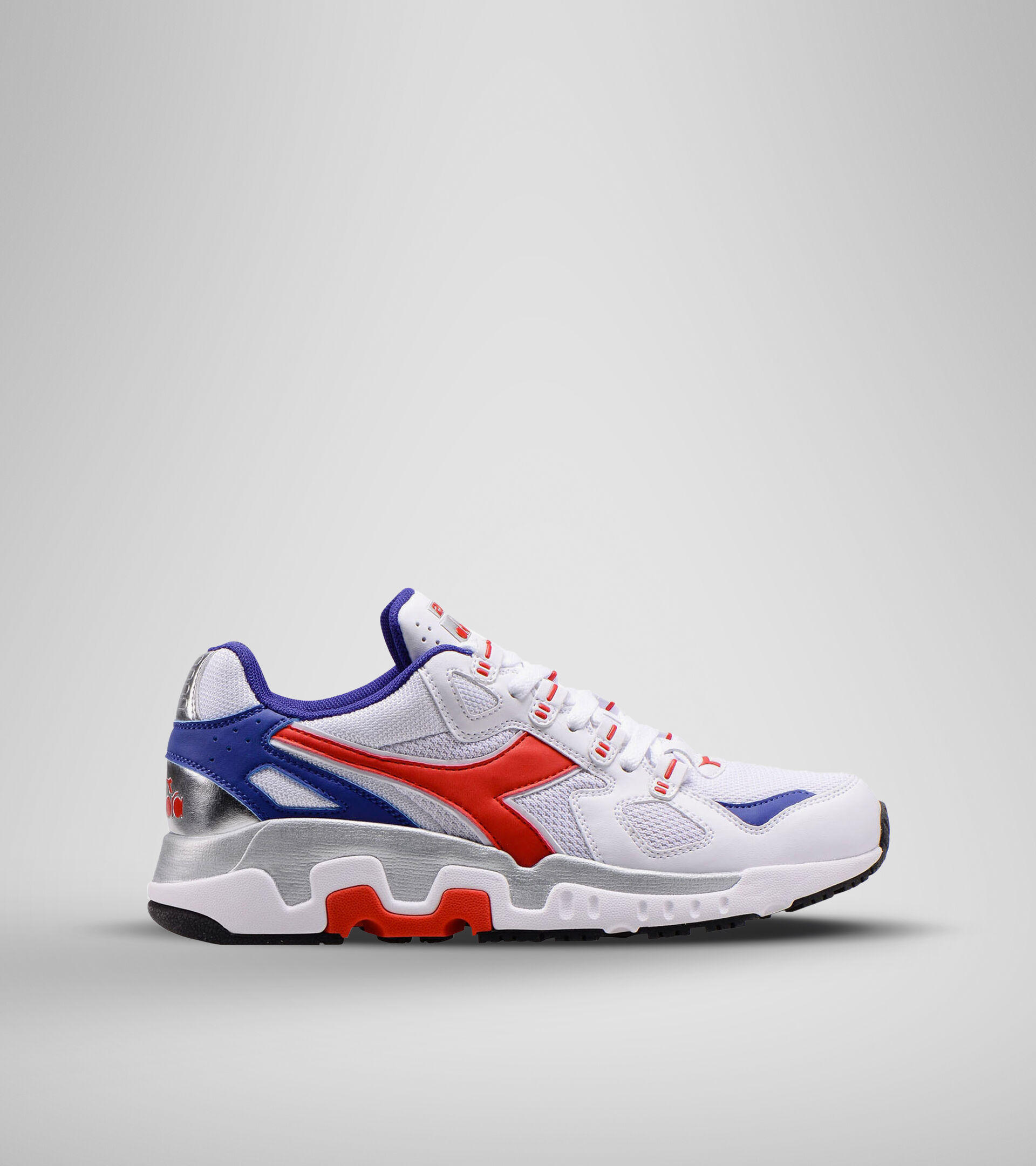 Sports shoe - Men MYTHOS WHITE/FIERY RED/SPECTRUM BLUE - Diadora