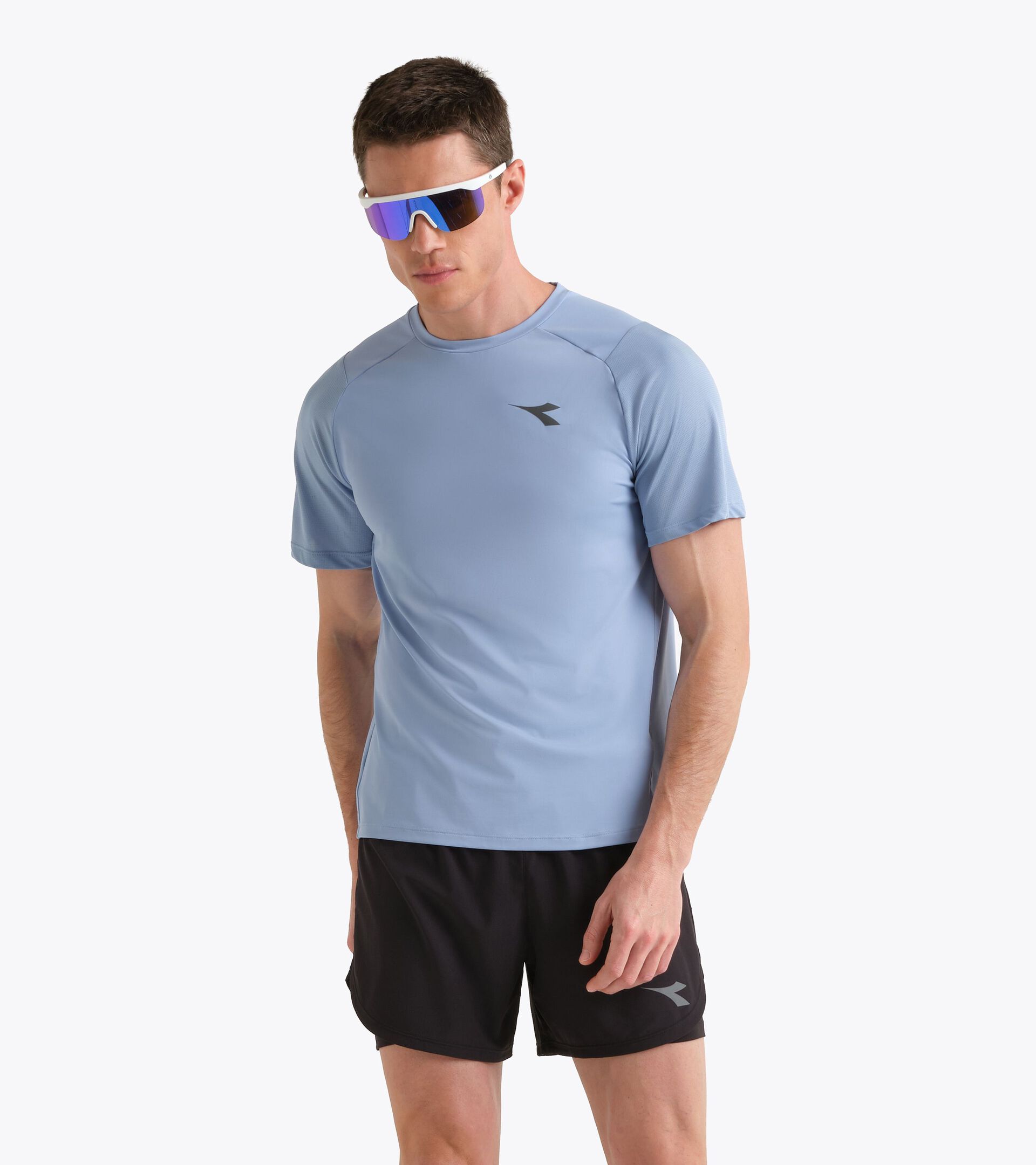 Running t-shirt  - Breathable and Comfortable - Men&rsquo;s SS T-SHIRT TECH ENDLESS SKY - Diadora