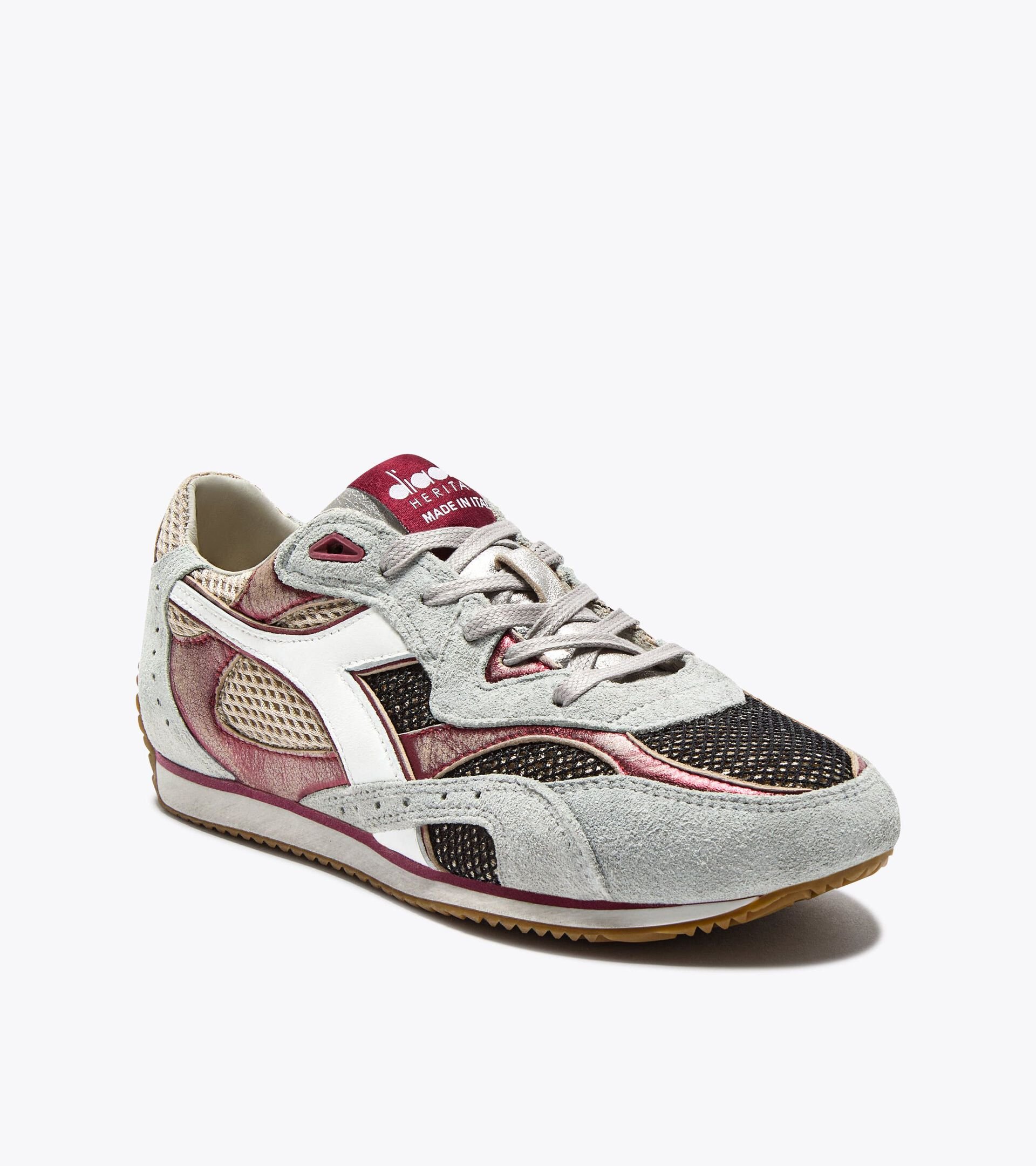 Sneaker Heritage low-profile - Made in Italy - Per ogni genere EQUIPE REVENGE ITALIA USED GRIGIO ALLUMINIO - Diadora
