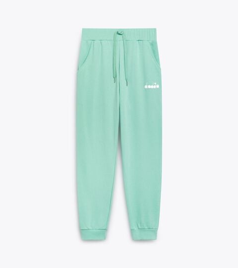 PANTS LOGO, NEON GREEN Sporty sweatpants - Made in Italy - Gender Neutral PANTS LOGO NEON GREEN - Diadora