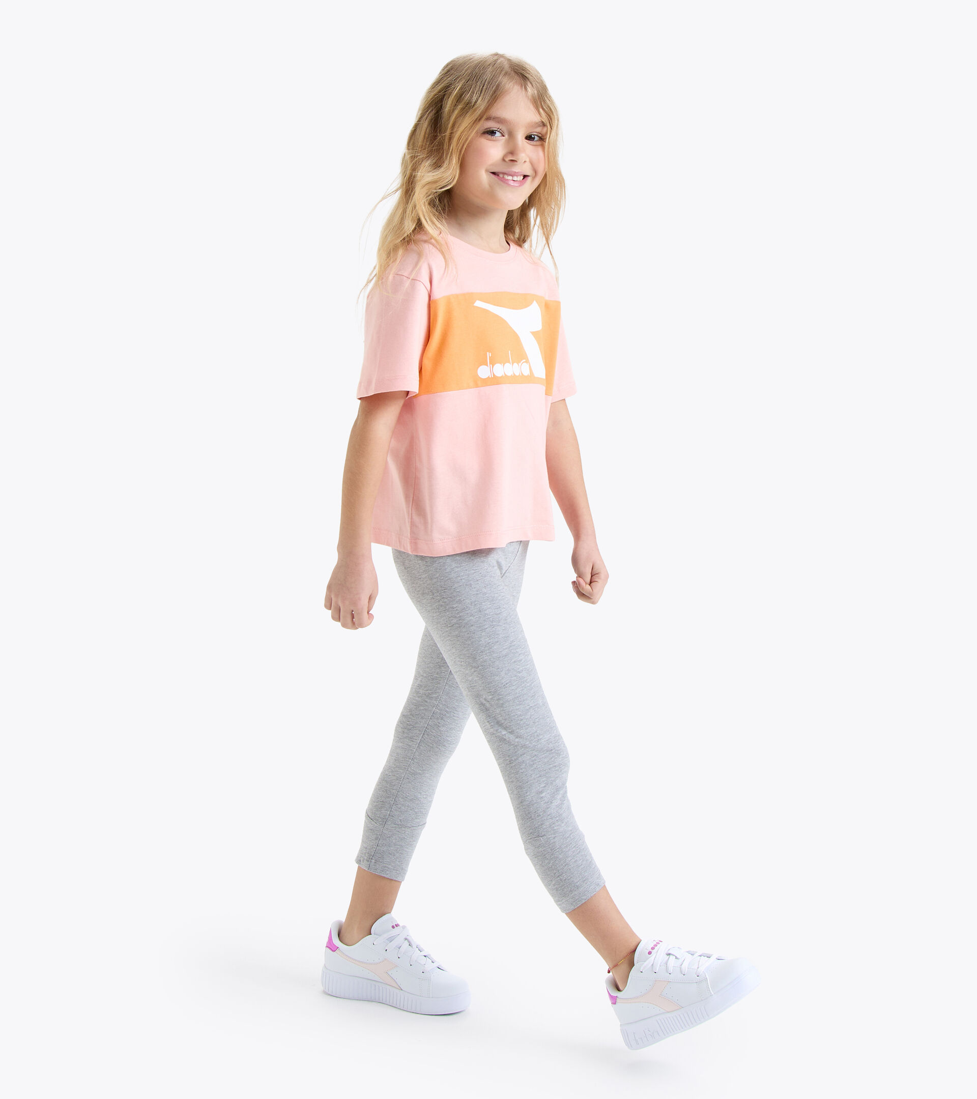 Camiseta - Niña JG.T-SHIRT SS BOUNCE MELOCOTONES MELBA - Diadora