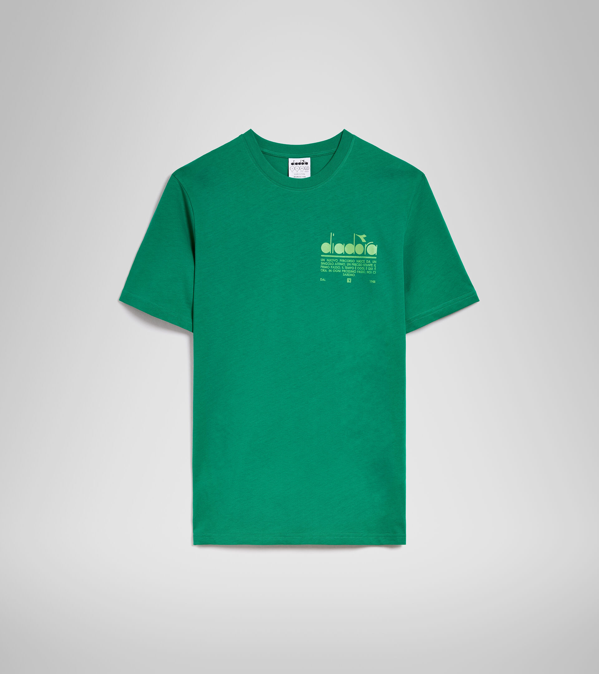 Cotton t-shirt - Unisex T-SHIRT SS MANIFESTO JOLLY GREEN - Diadora